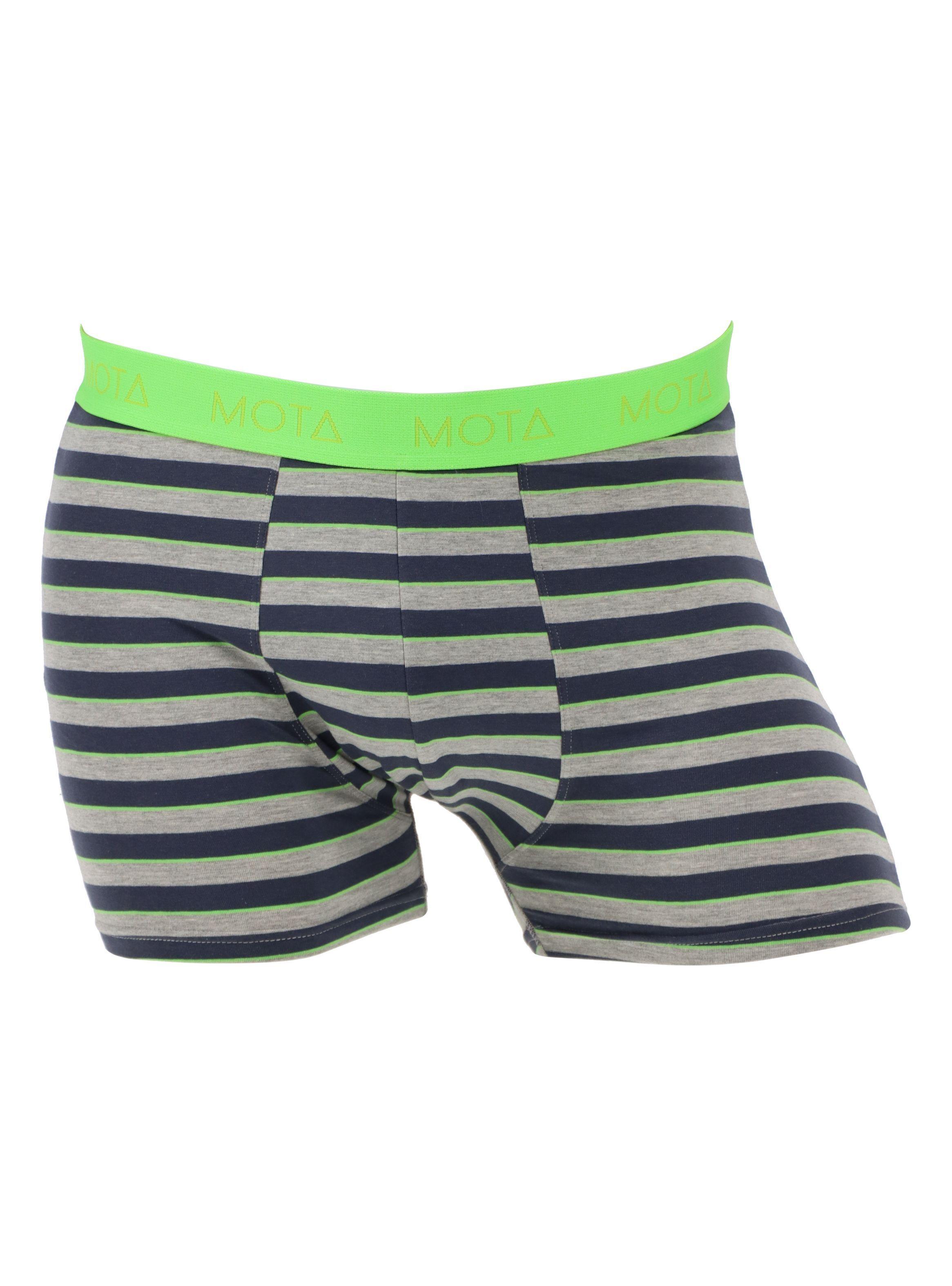 Boxer Medio Verde Algodón Pack 3 Mota -6