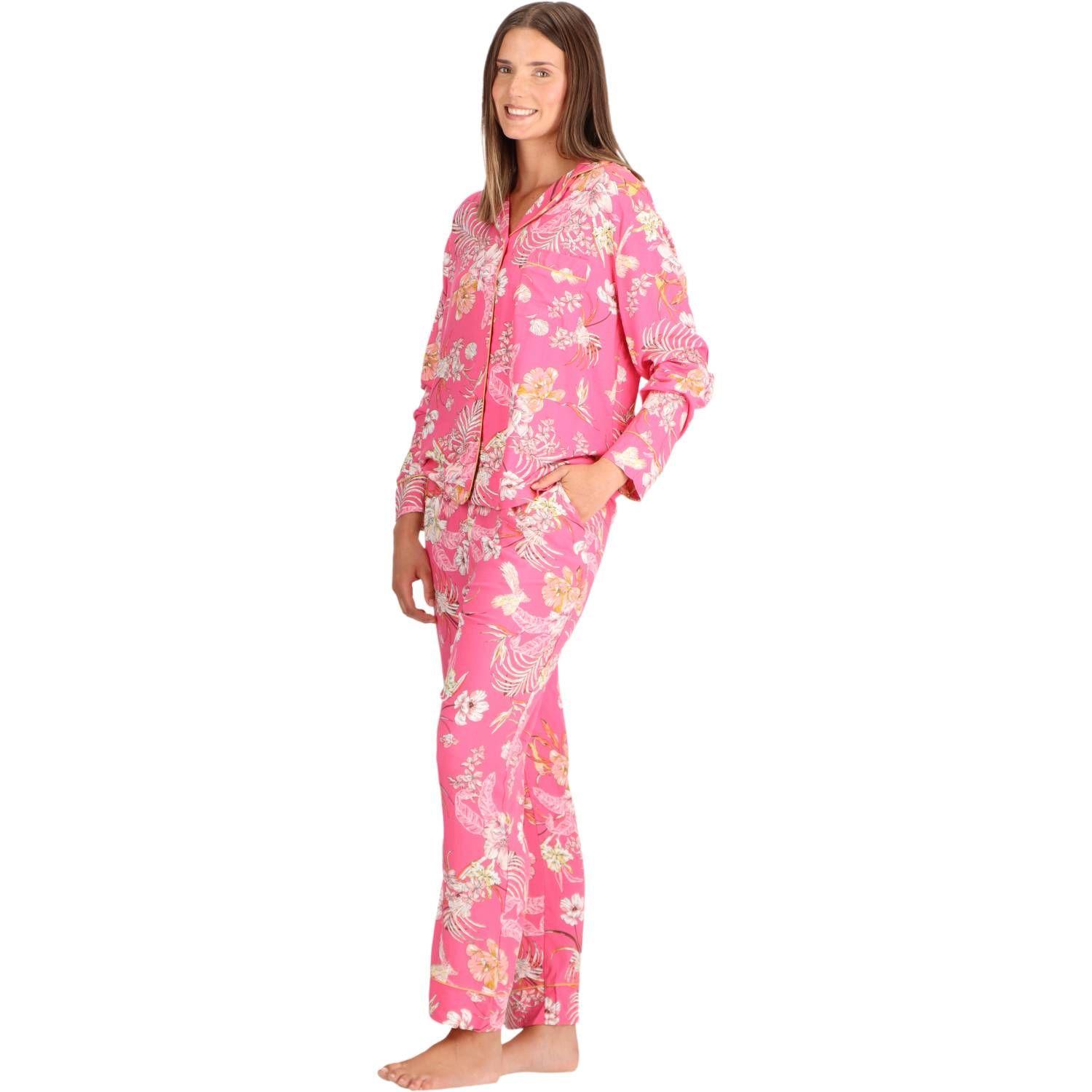 Pijama Mujer Largo Viscosa Caffarena-1