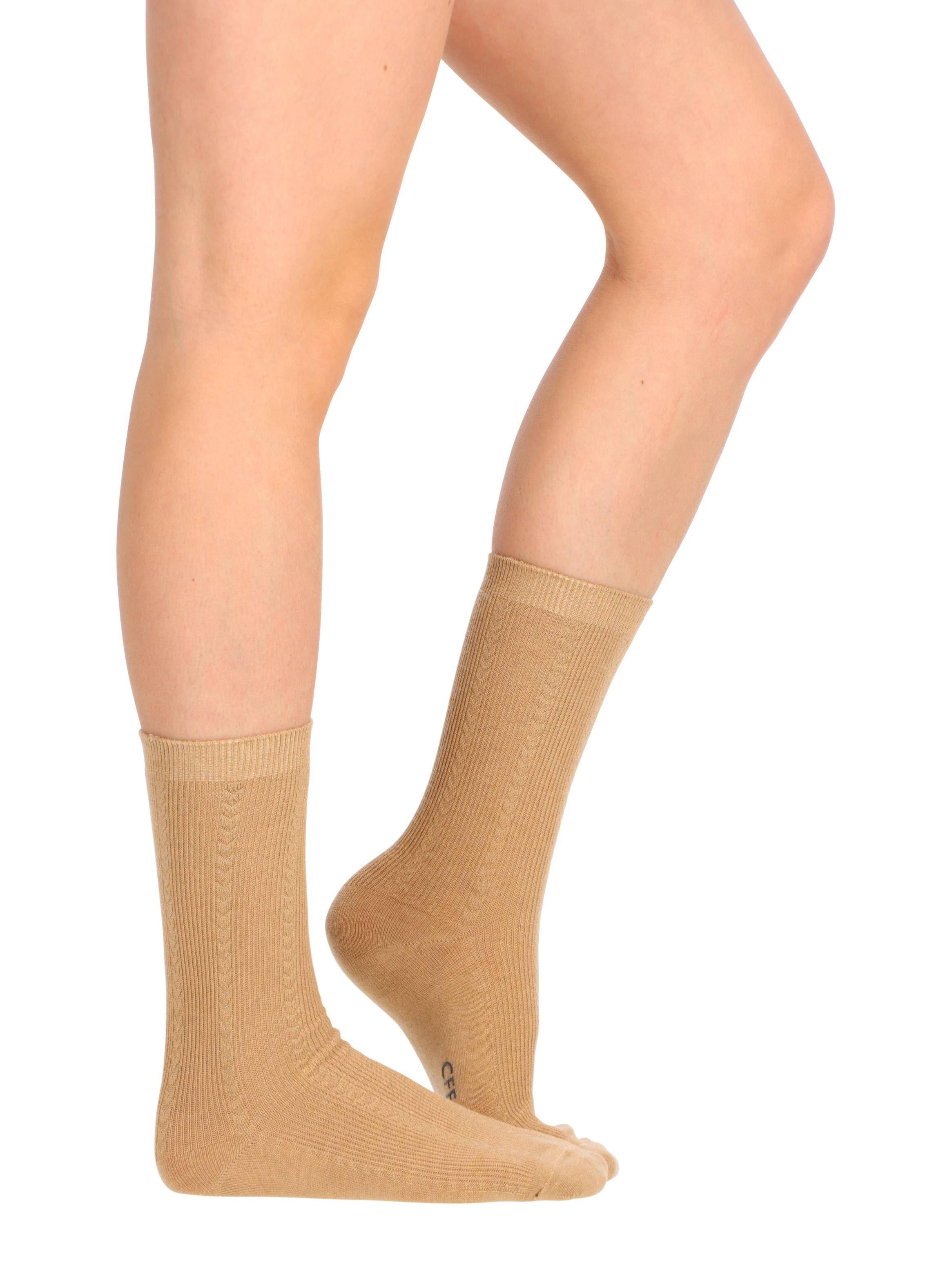 Calcetin Medio Viscosa Pack 5 Caffarena-6