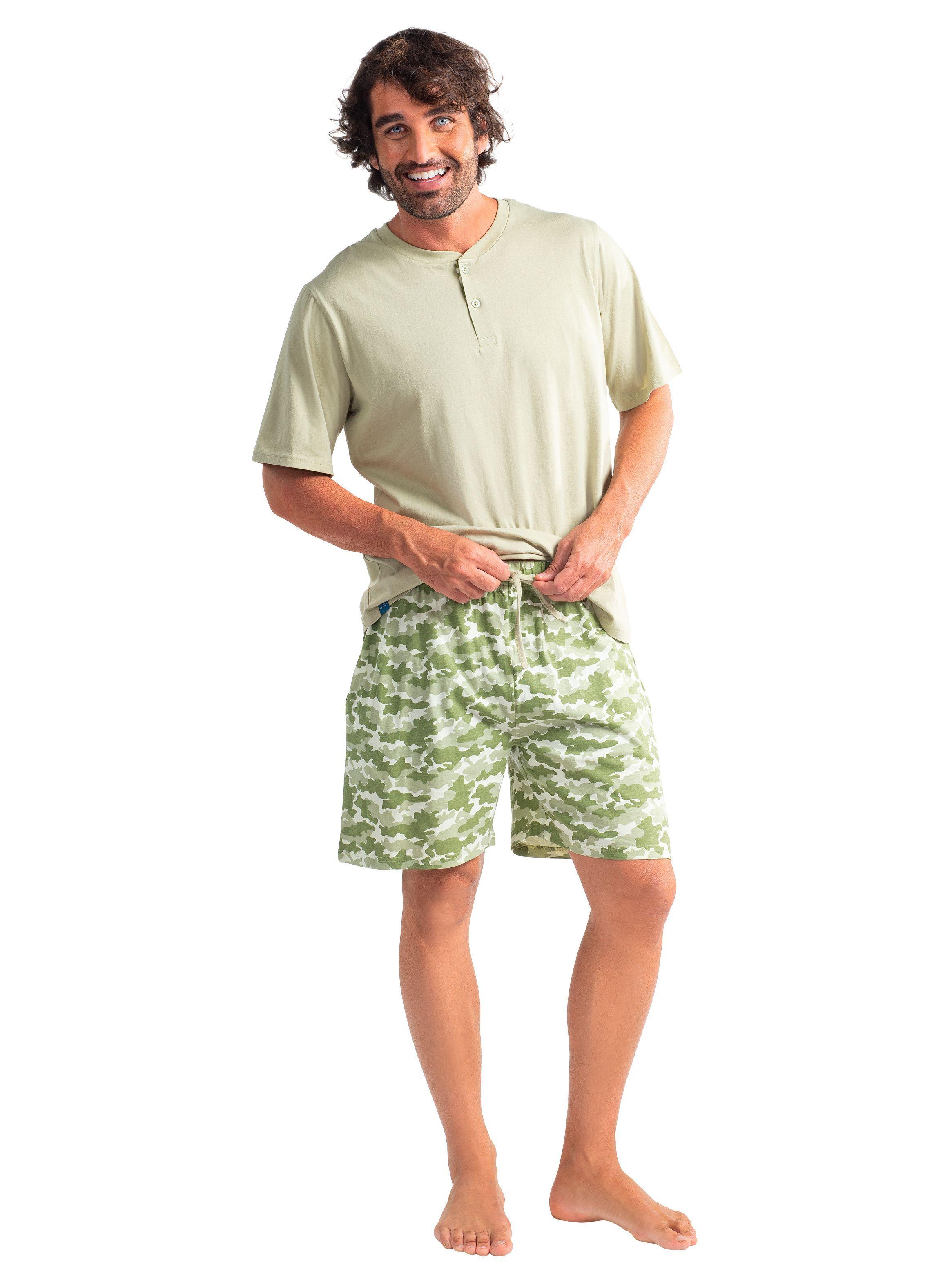 Pijama corto algodón Mota-2