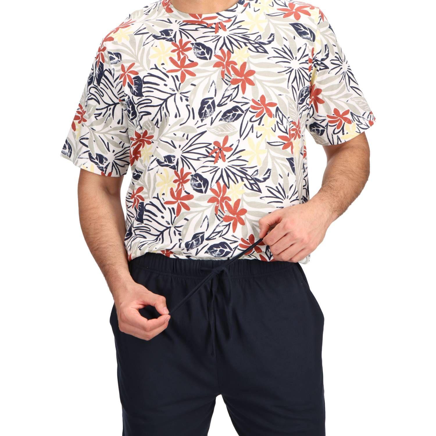 Pijama Hombre Corto Algodón Mota-3