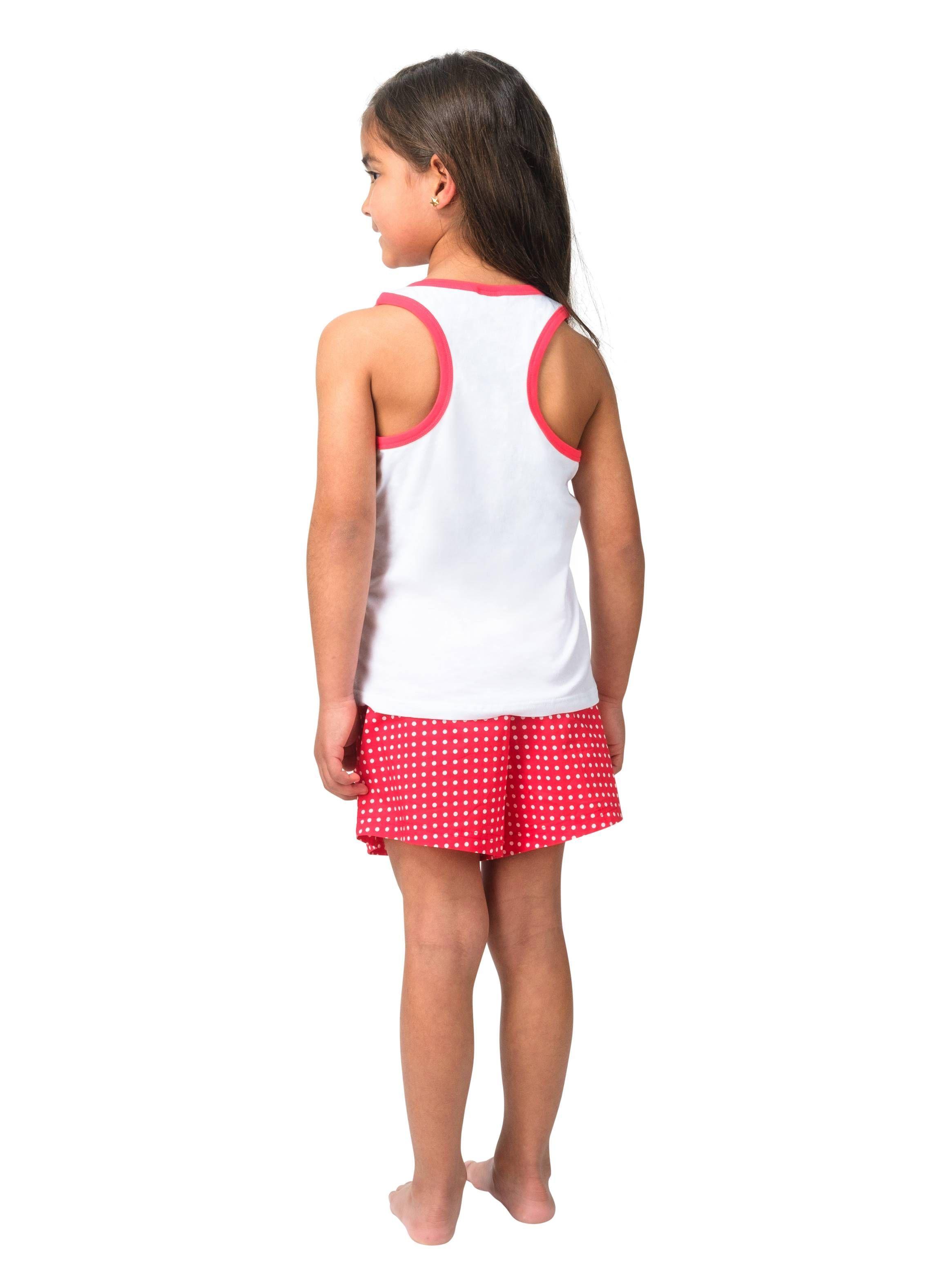Pijama Algodón Minnie Blanco Caffarena-2