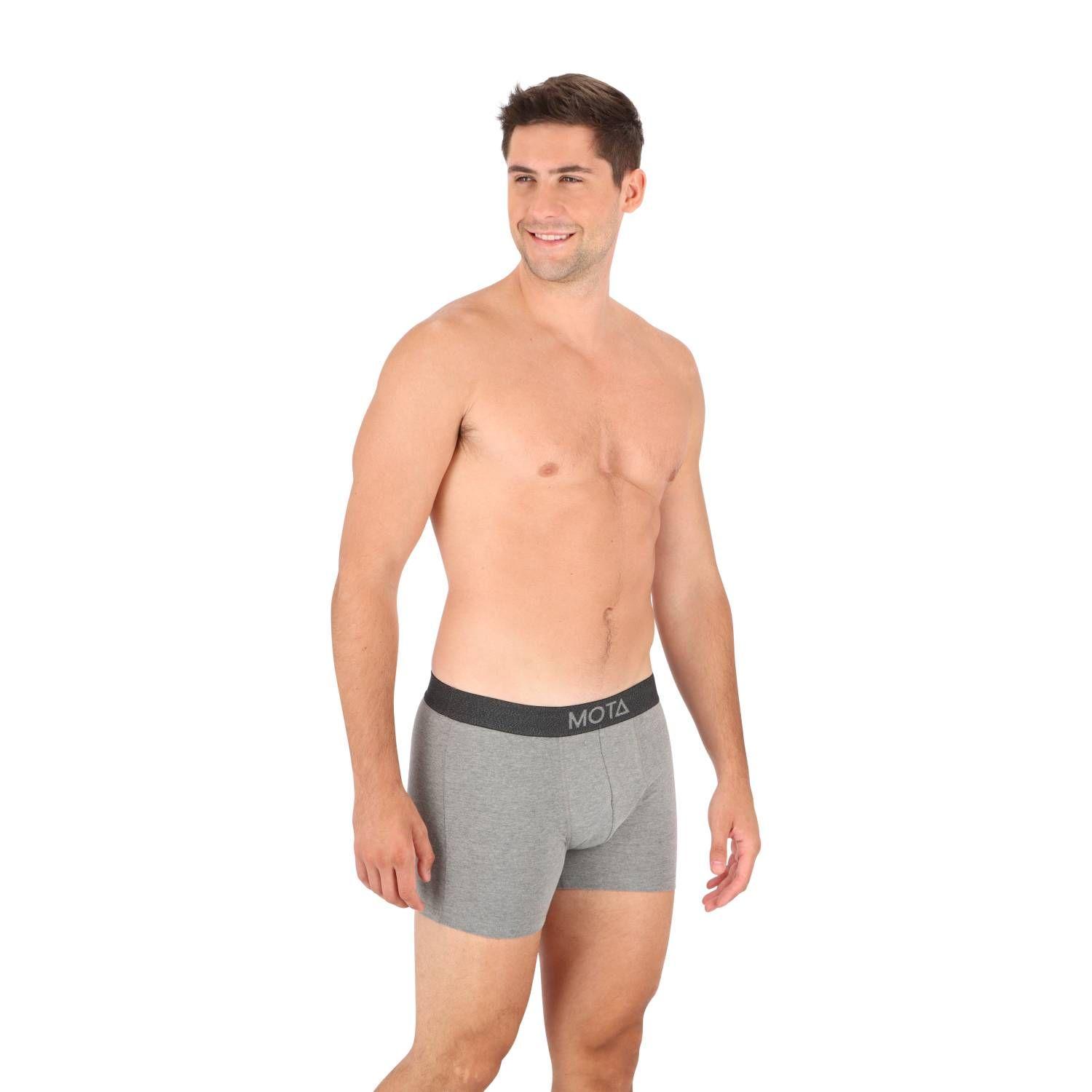 Boxer Hombre Medio Algodón Pack 4 Mota-2