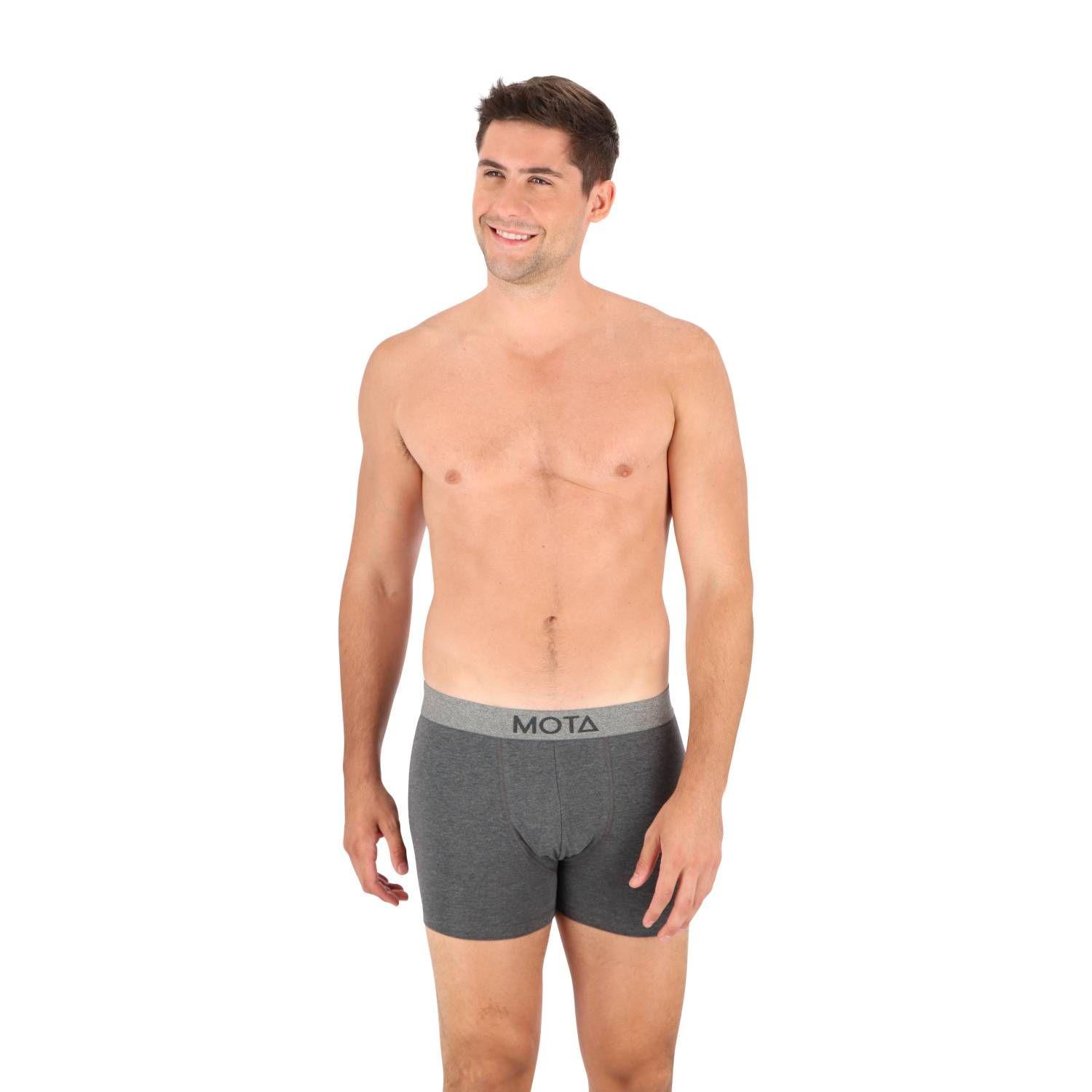 Boxer Hombre Medio Algodón Pack 4 Mota-3