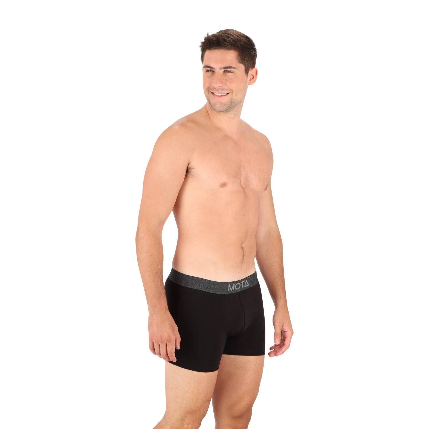 Boxer Hombre Medio Algodón Pack 4 Mota-4