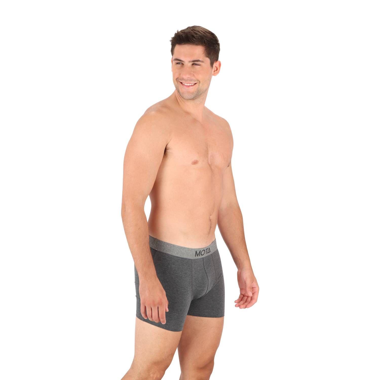 Boxer Hombre Medio Algodón Pack 4 Mota-5