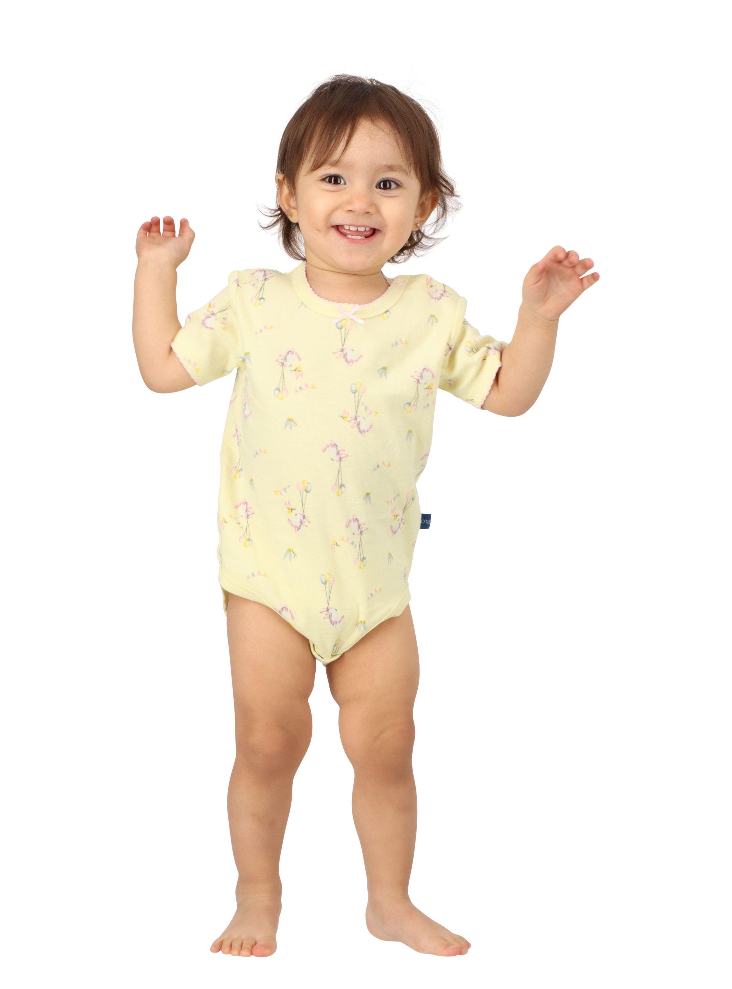Body Niña Pack 3 Amarillo Mota -2