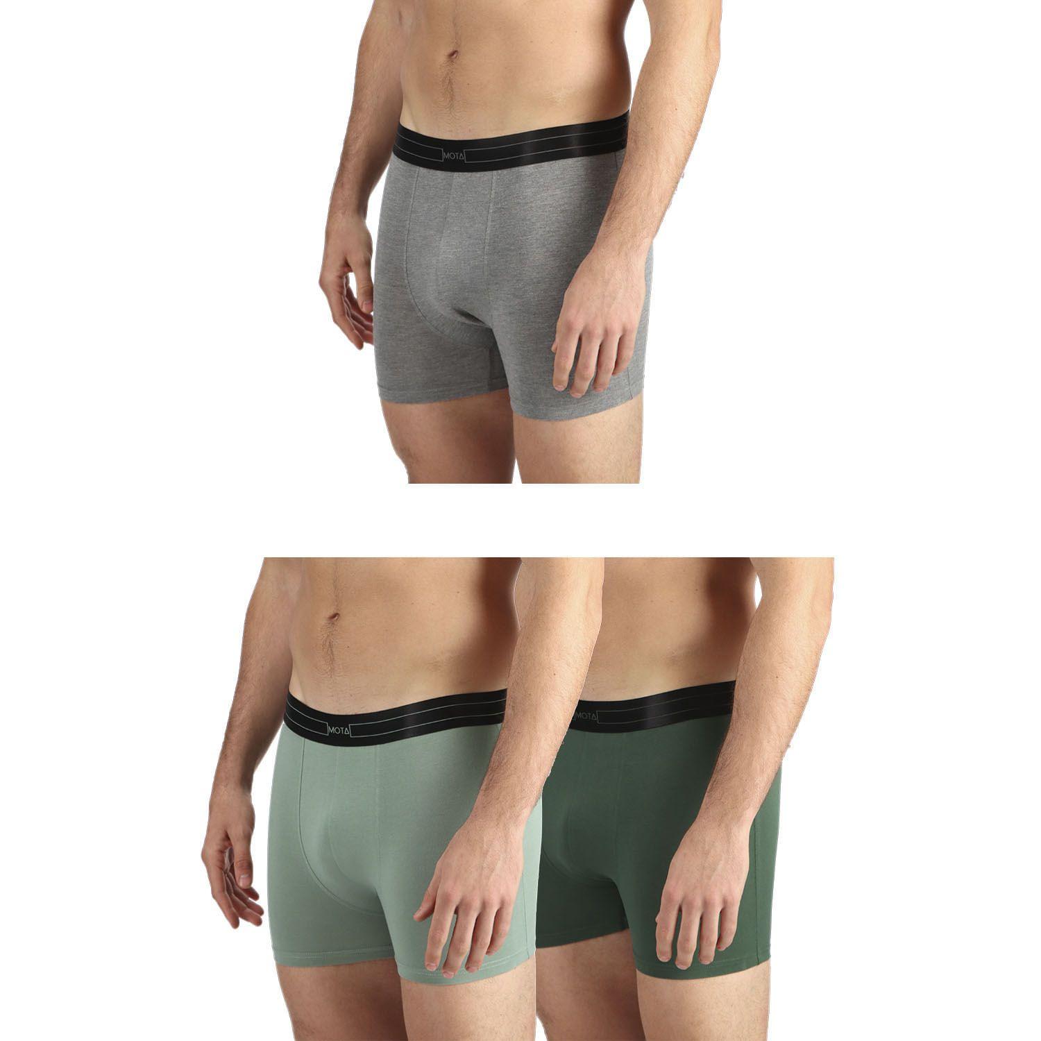Boxer Hombre Medio Bambú Pack 3 Mota-0