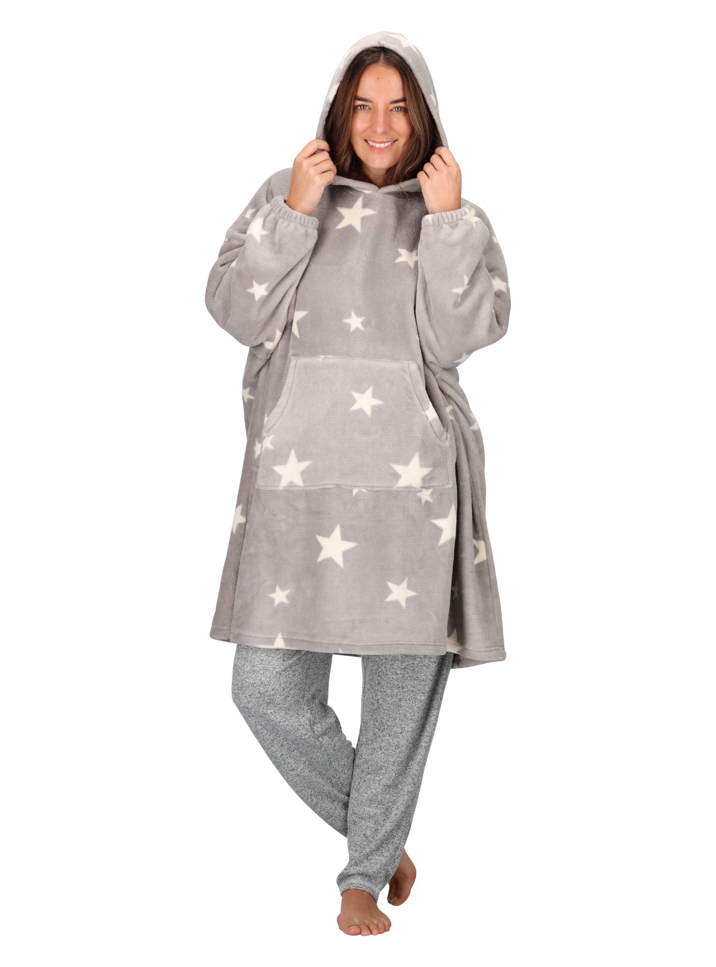Poncho Micropolar Gris Caffarena-0