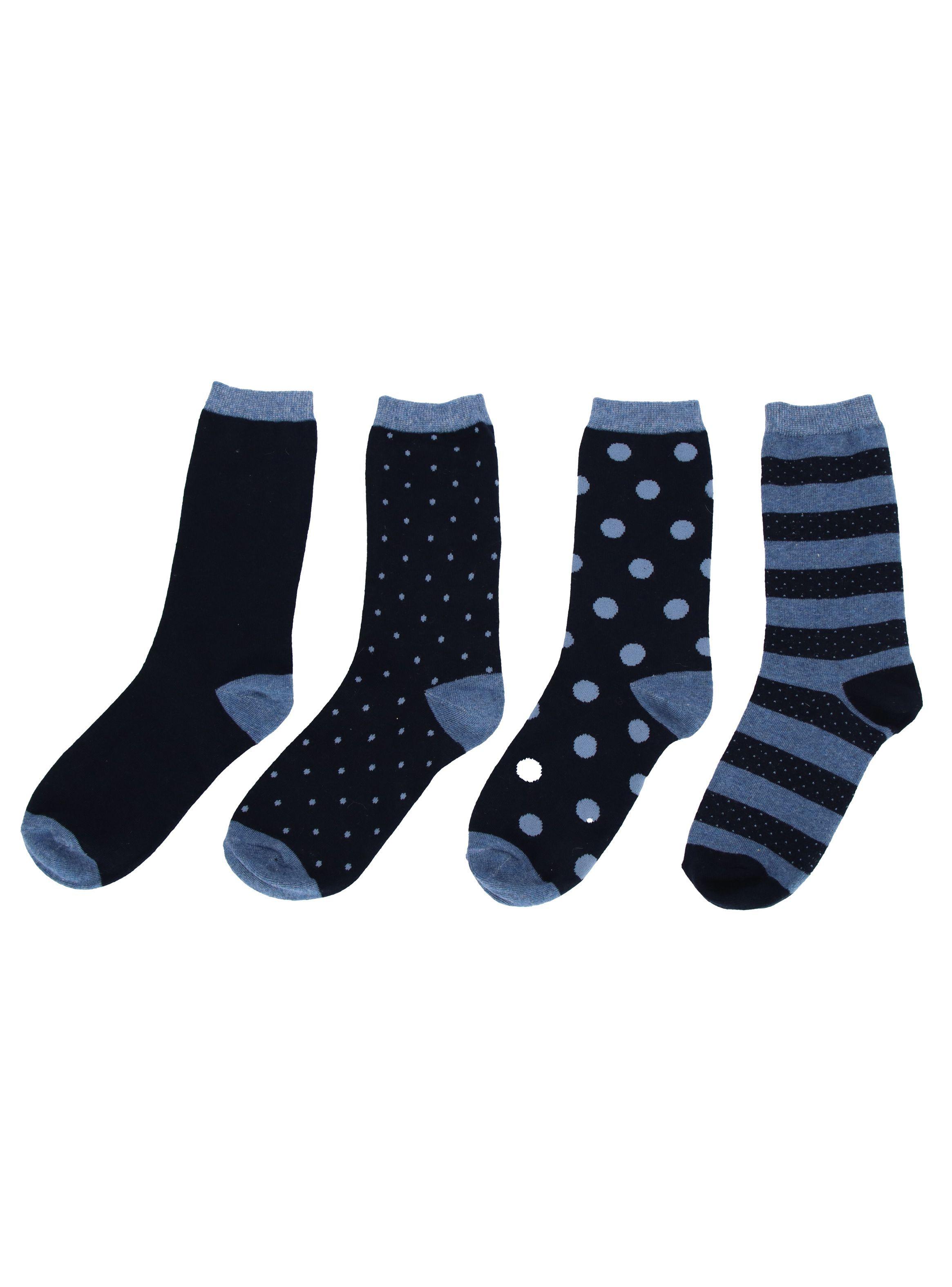 CALCETÍN CORTO ALGODÓN PACK 4 AZUL CAFFARENA -5