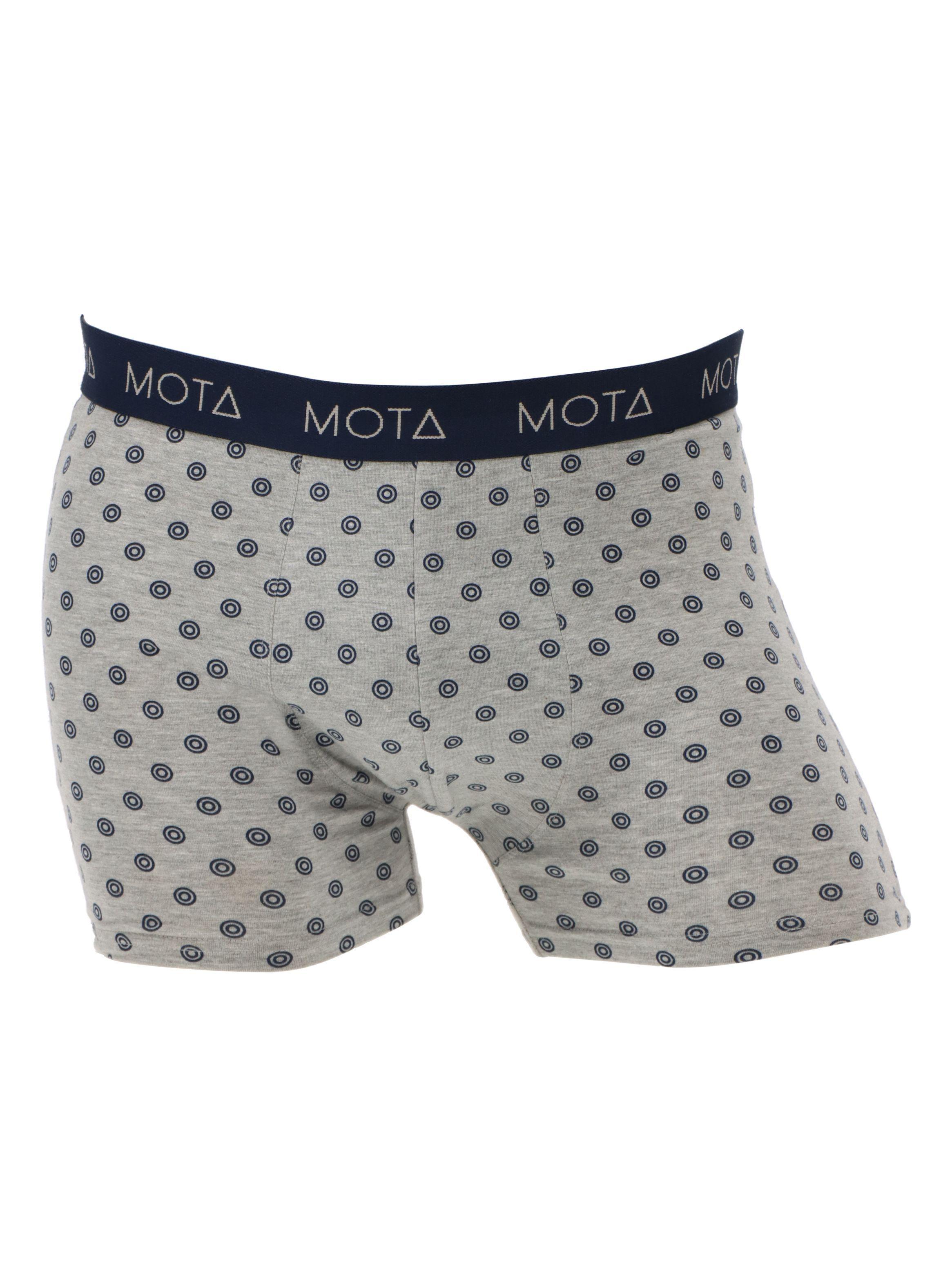 Boxer Medio Algodón Pack 3 Azul Mota-6