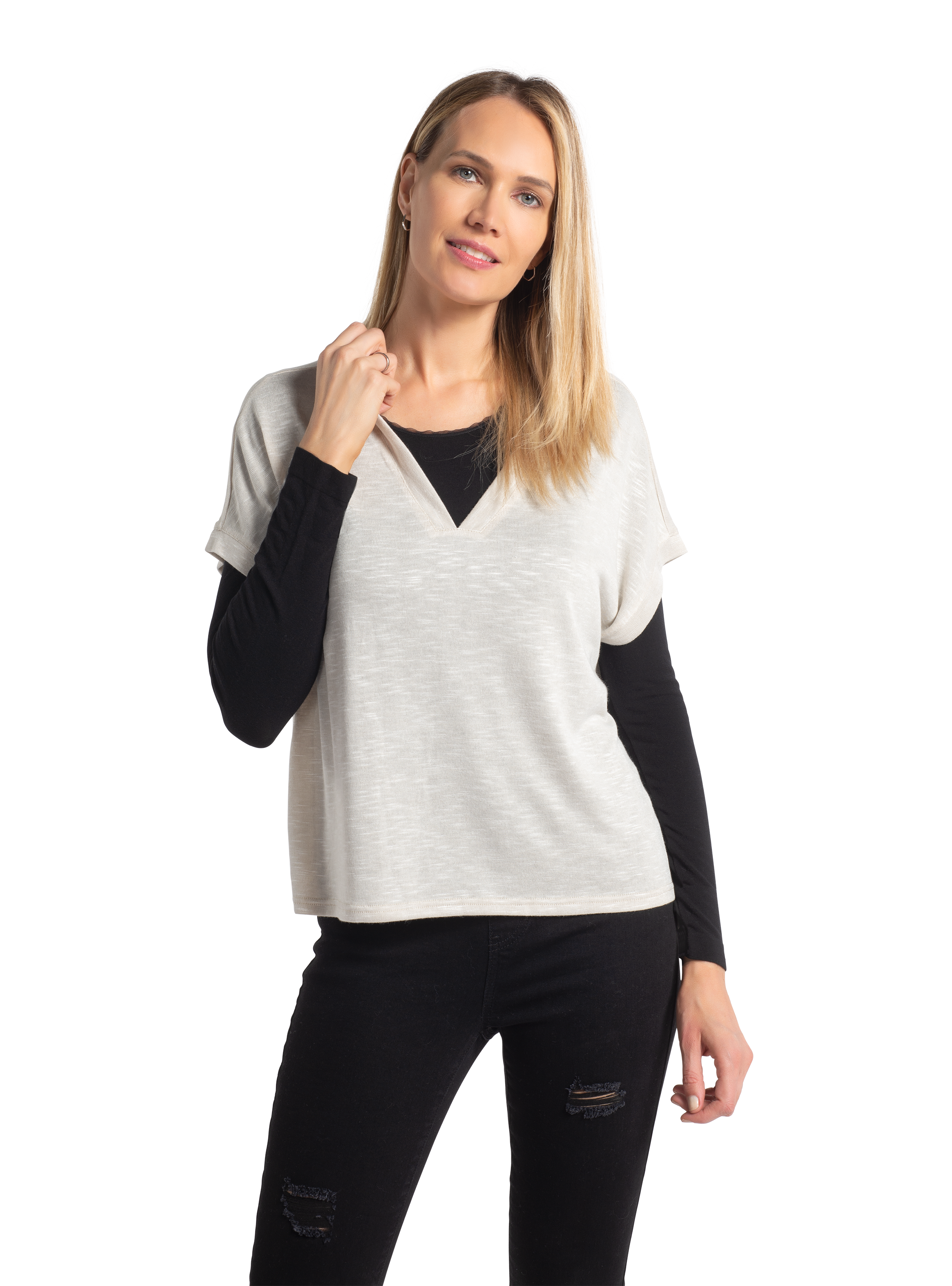 POLERA VISCOSA CAFFARENA -1