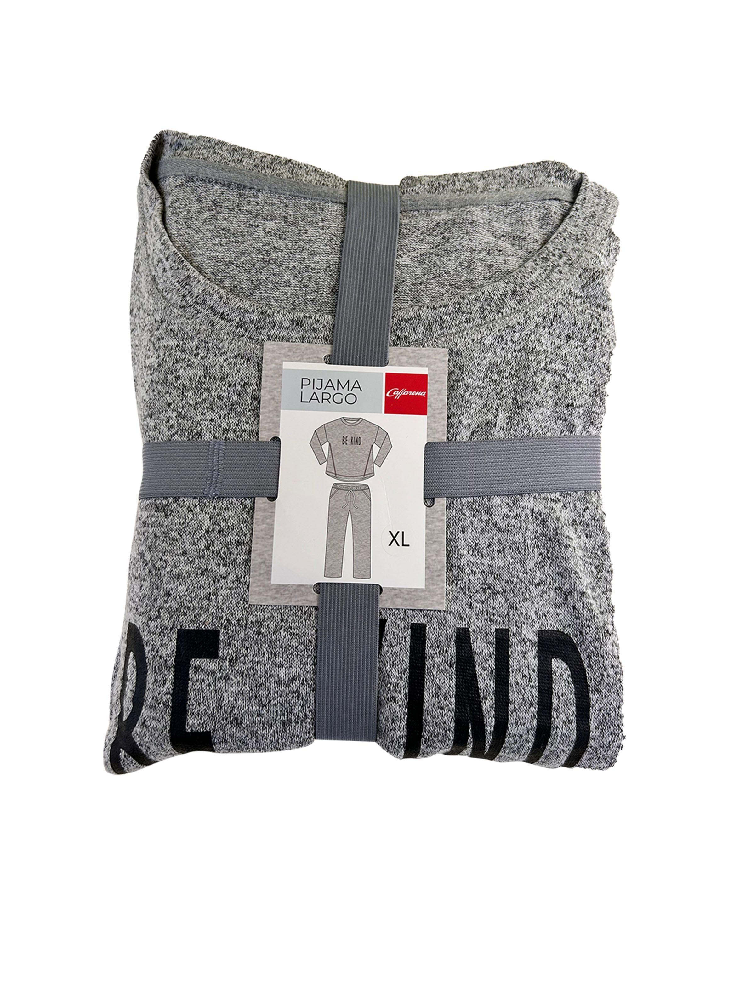 Pijama Viscosa Gris Caffarena -4