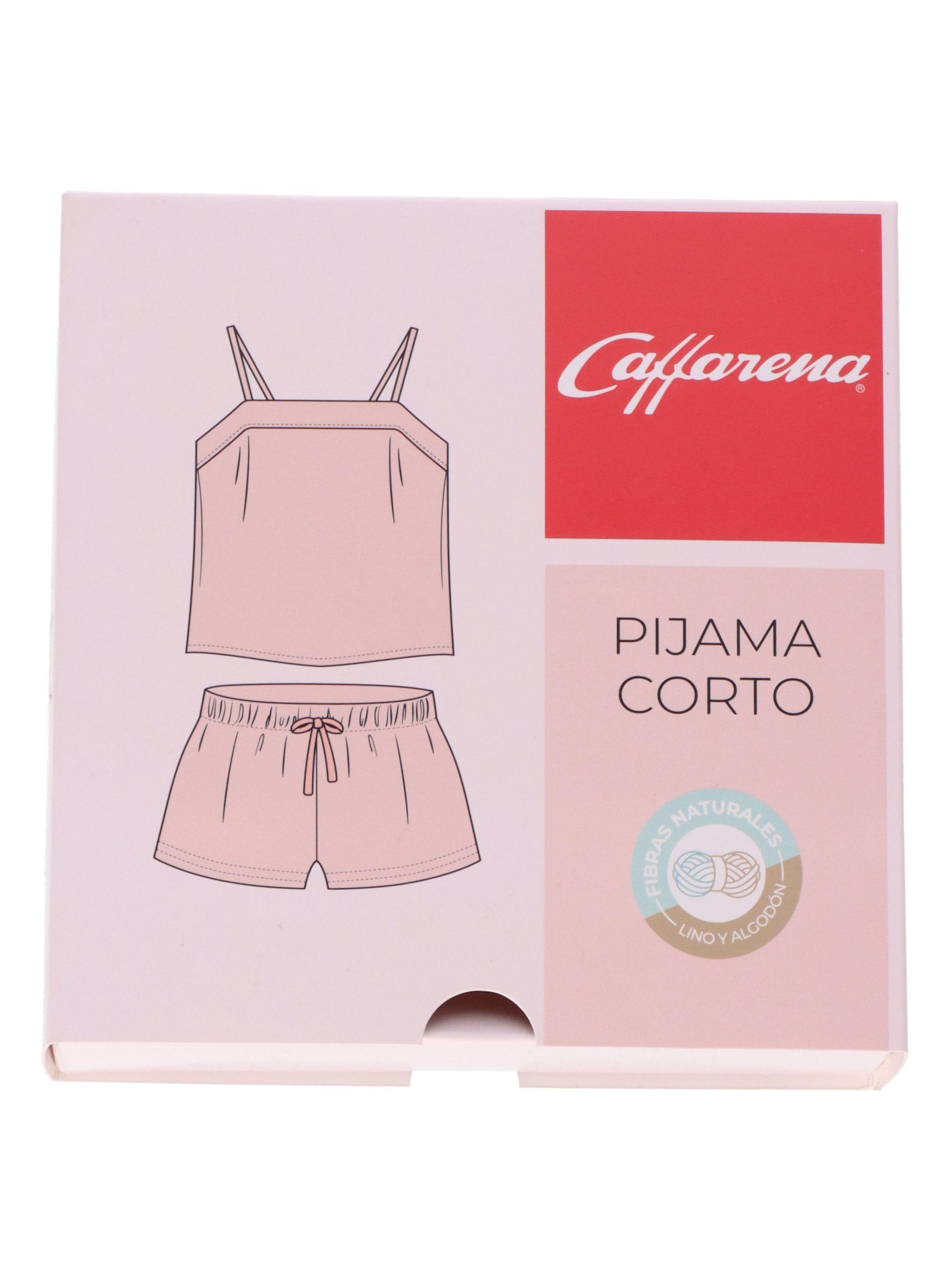 Pijama Corto Lino Viscosa Caffarena-4
