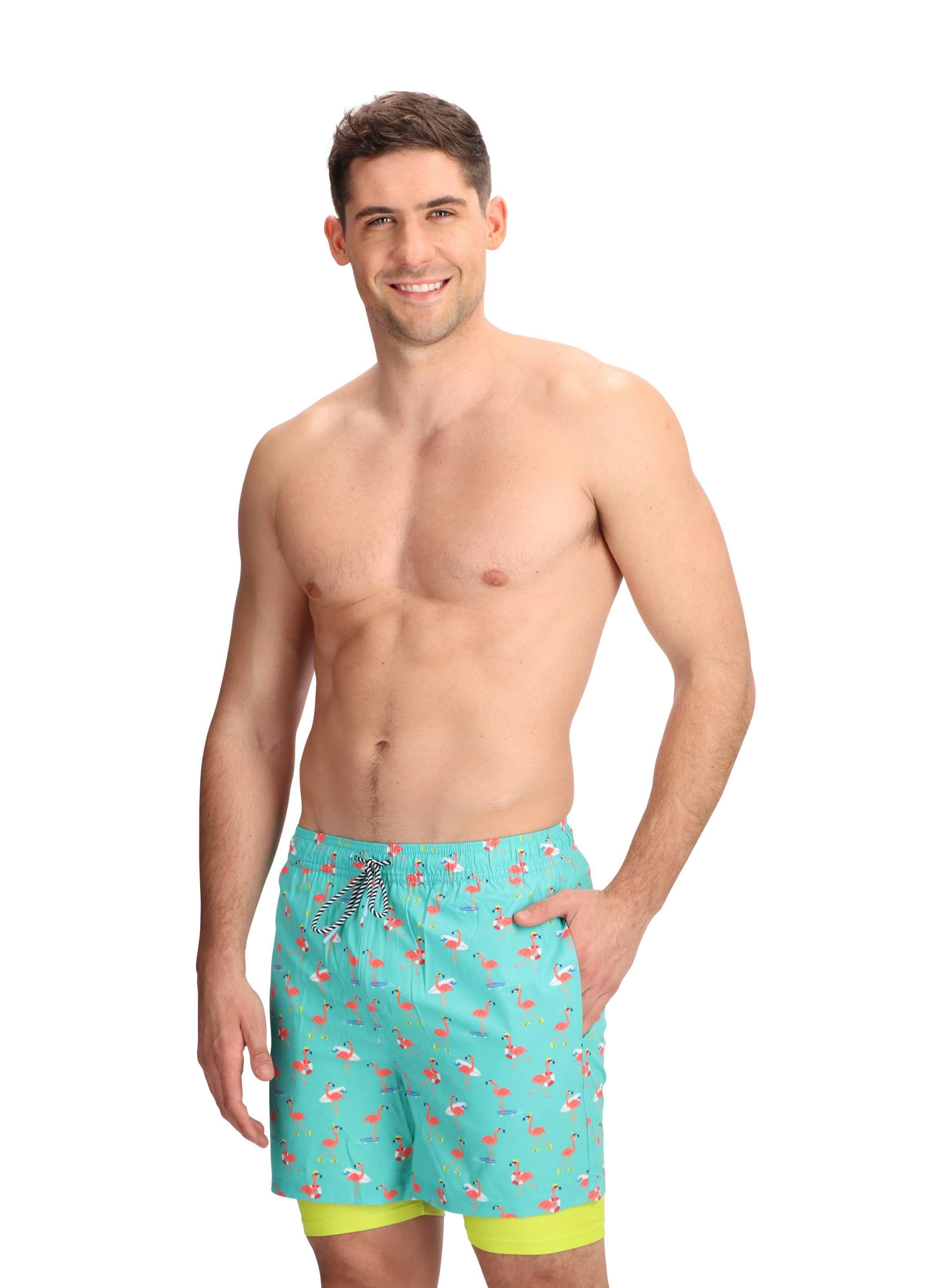 Short de Baño Turqueza Mota -1