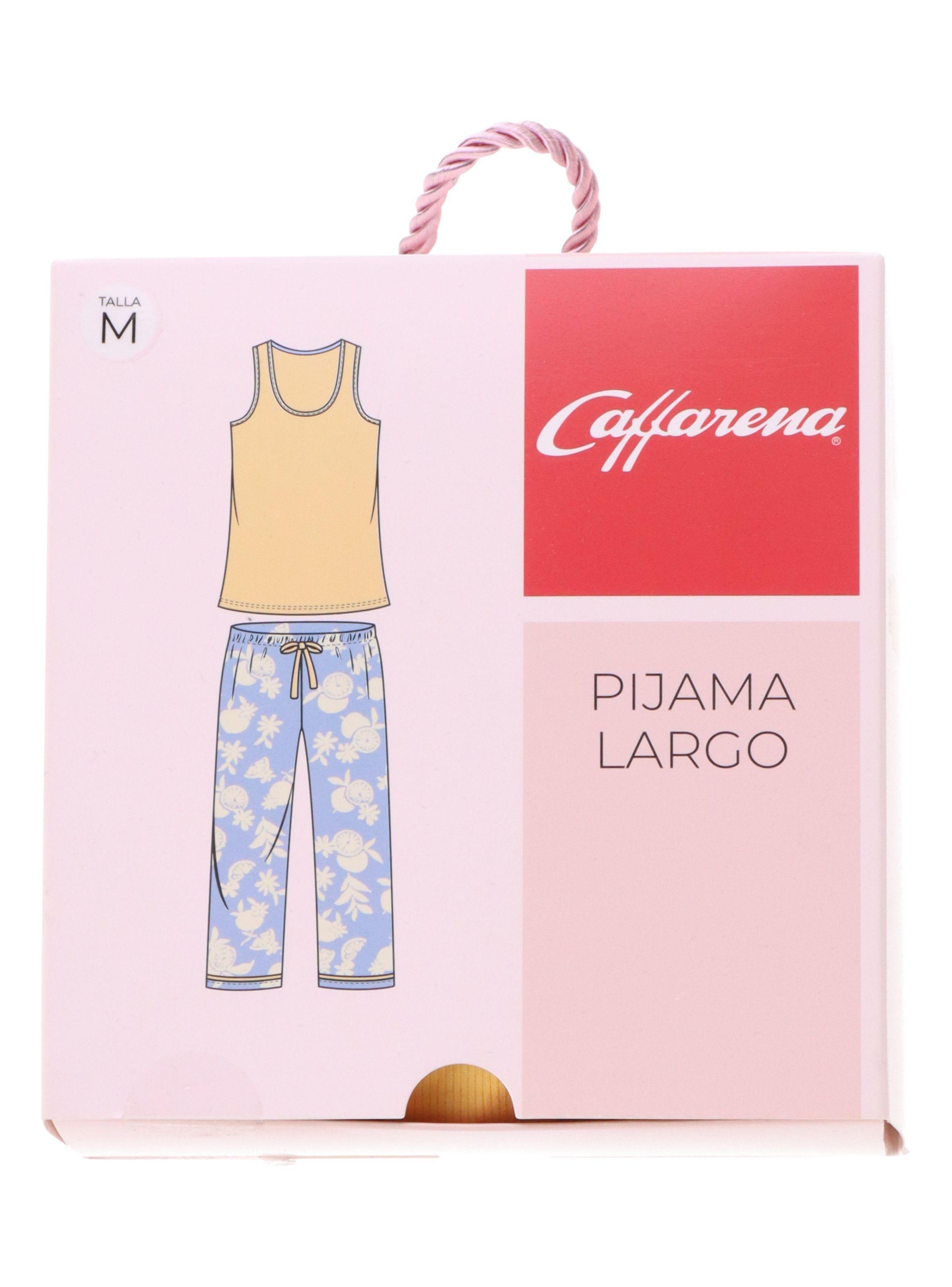 Pijama Largo Algodón Viscosa Caffarena-4