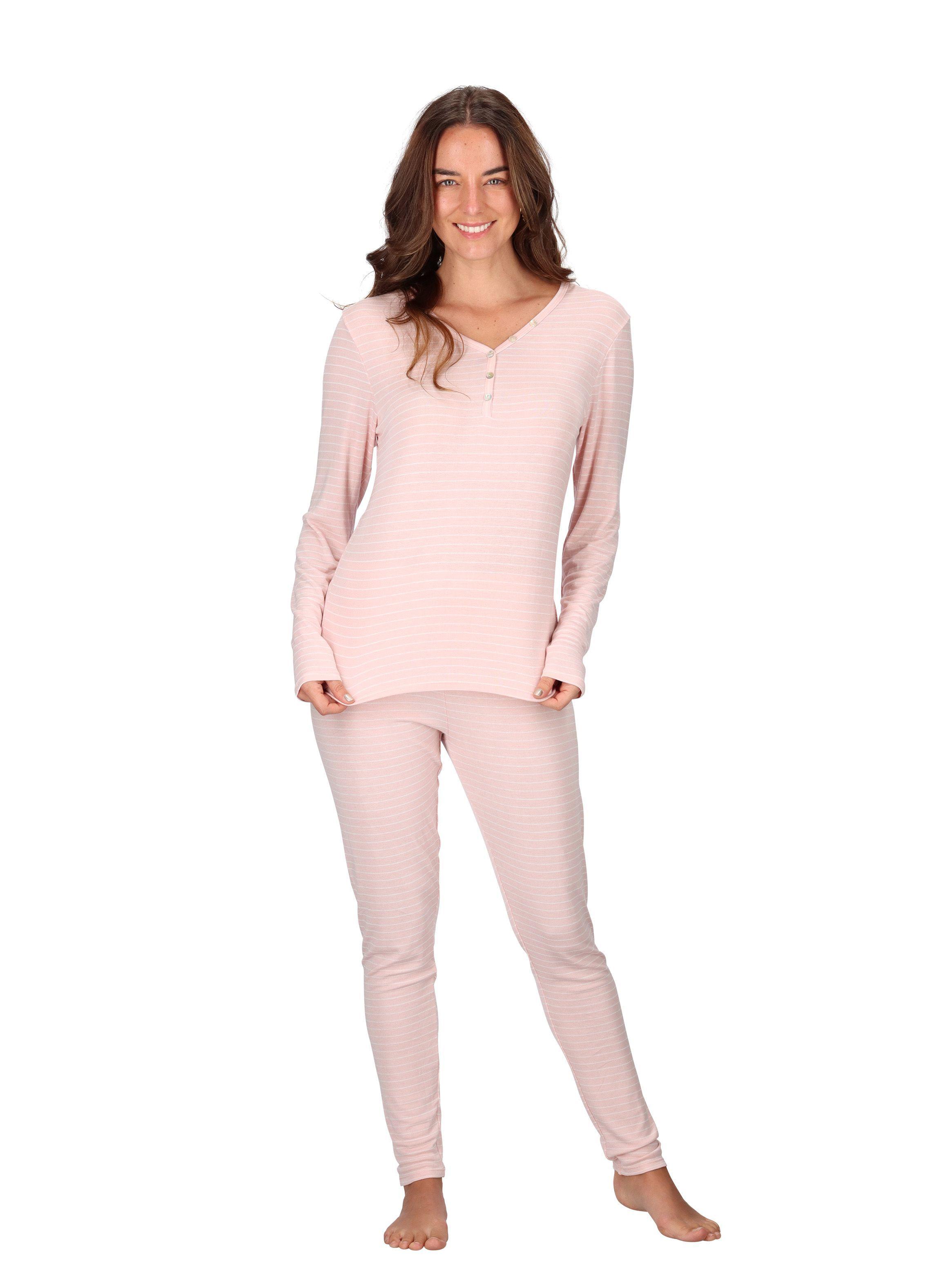 Pijama Viscosa Rosado Caffarena-0
