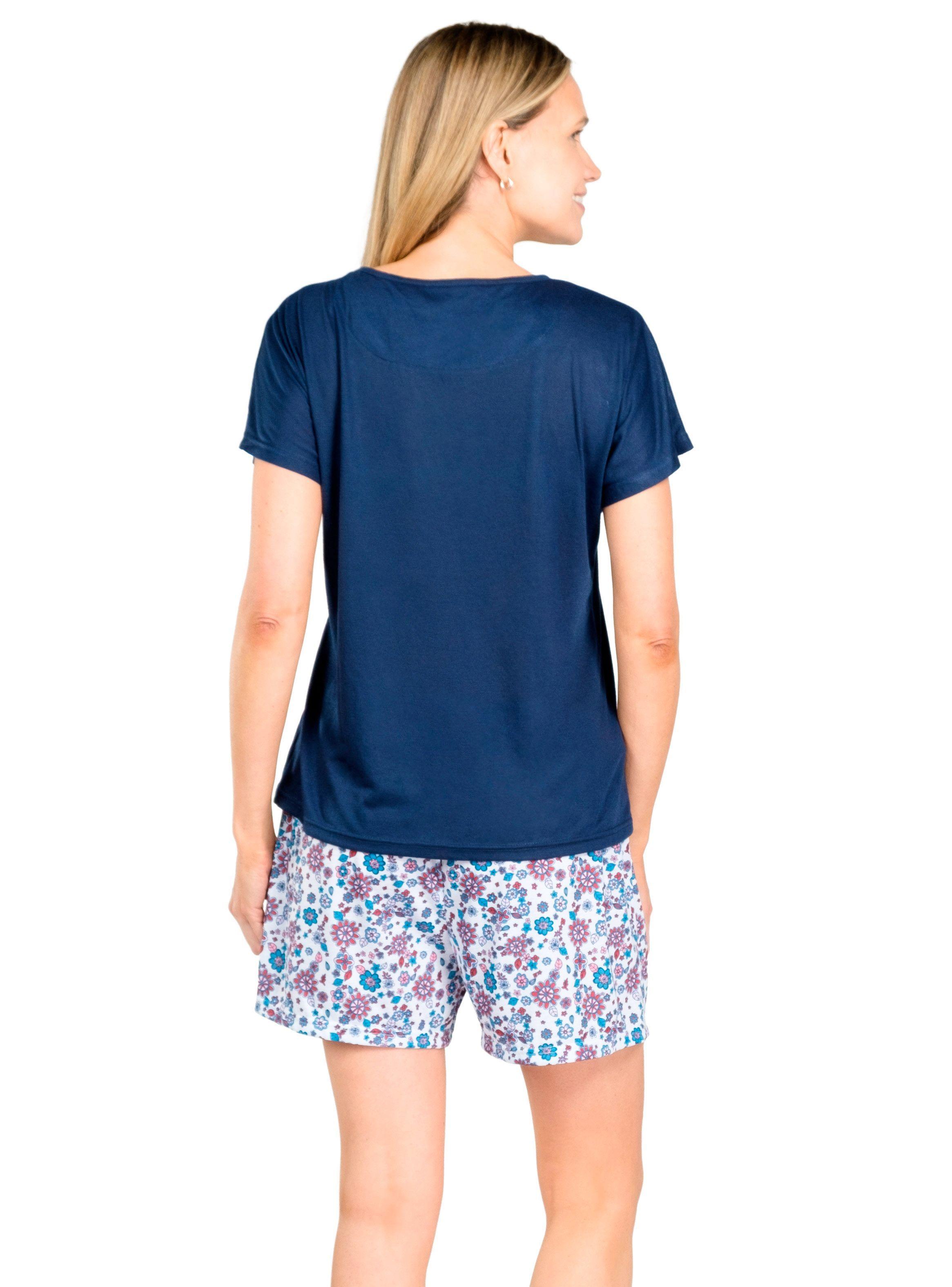 PIJAMA CORTO DISEÑO ESTAMPADO ALGODÓN CAFFARENA-2
