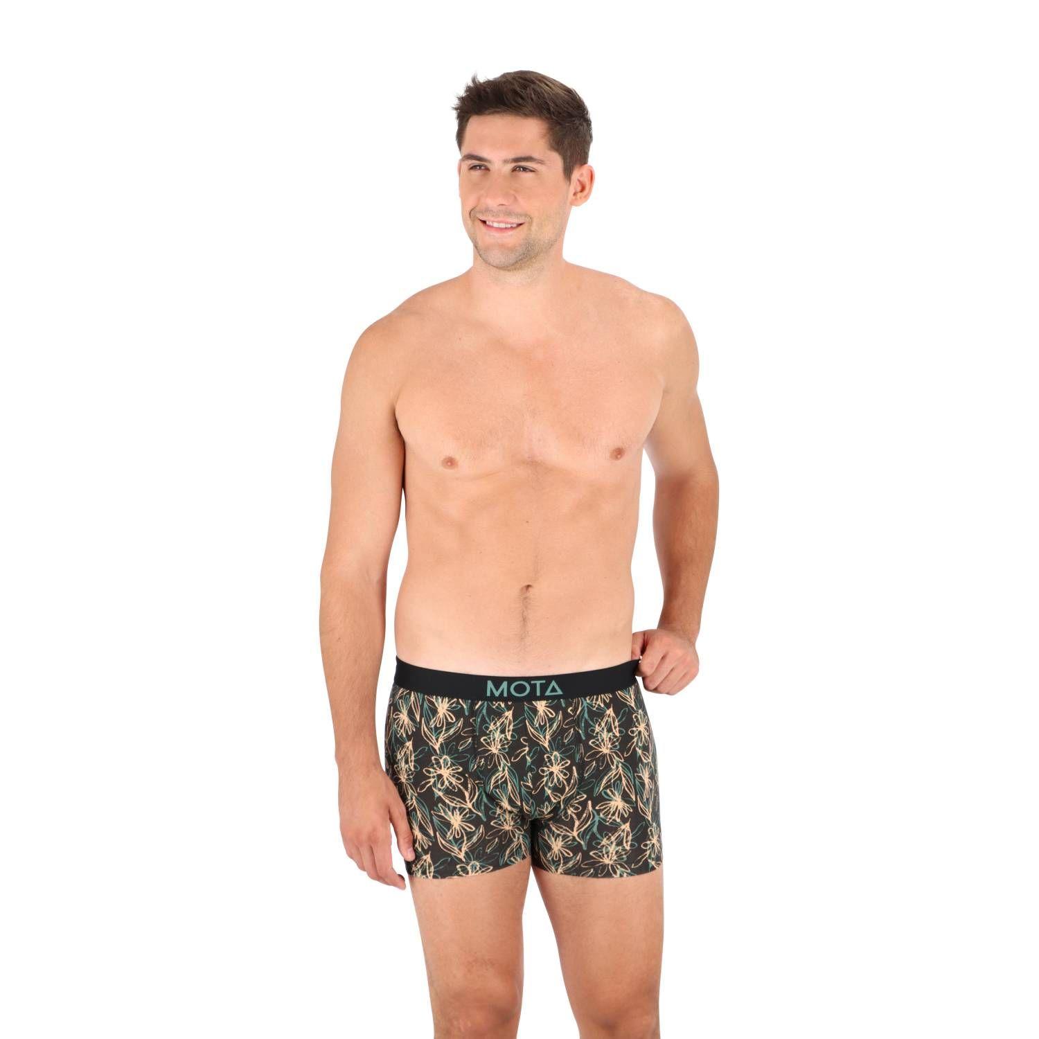 Boxer Hombre Medio Algodón Pack 3 Mota-3