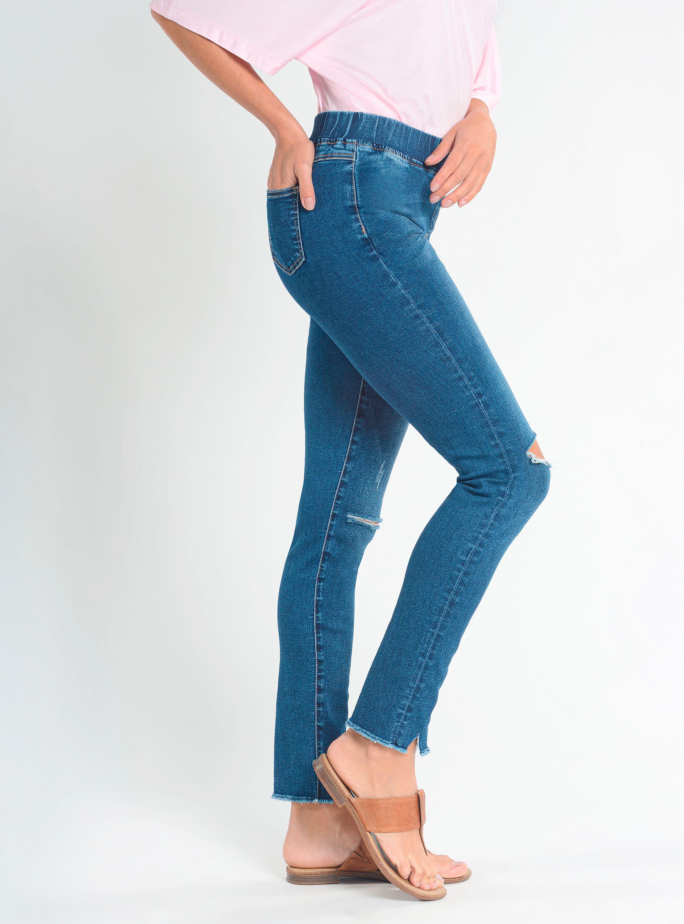 Legging algodón Caffarena Azul-3