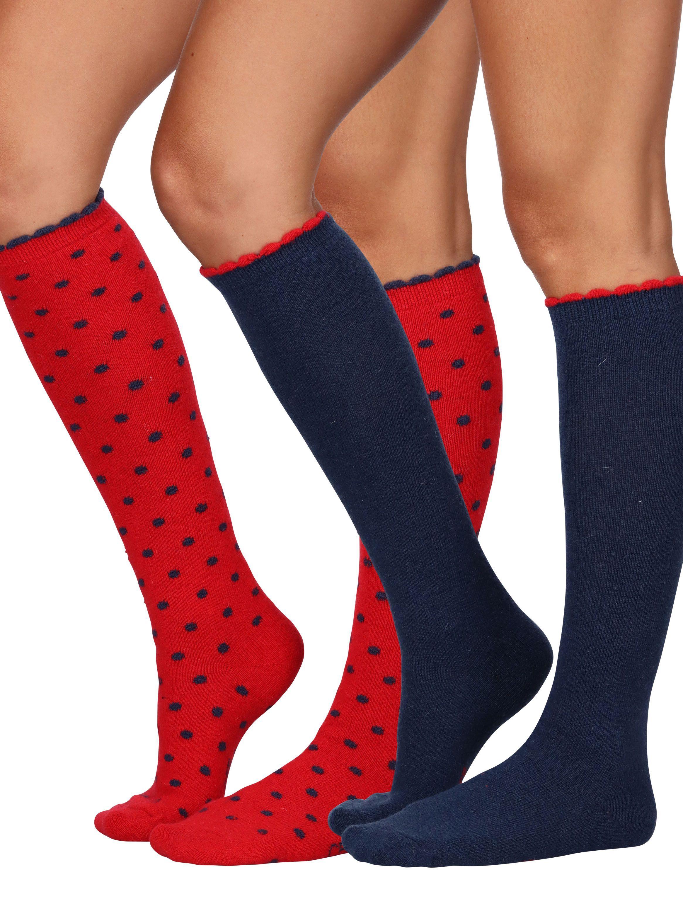 Calcetines Largos Angora diseños Pack 2 Caffarena-0