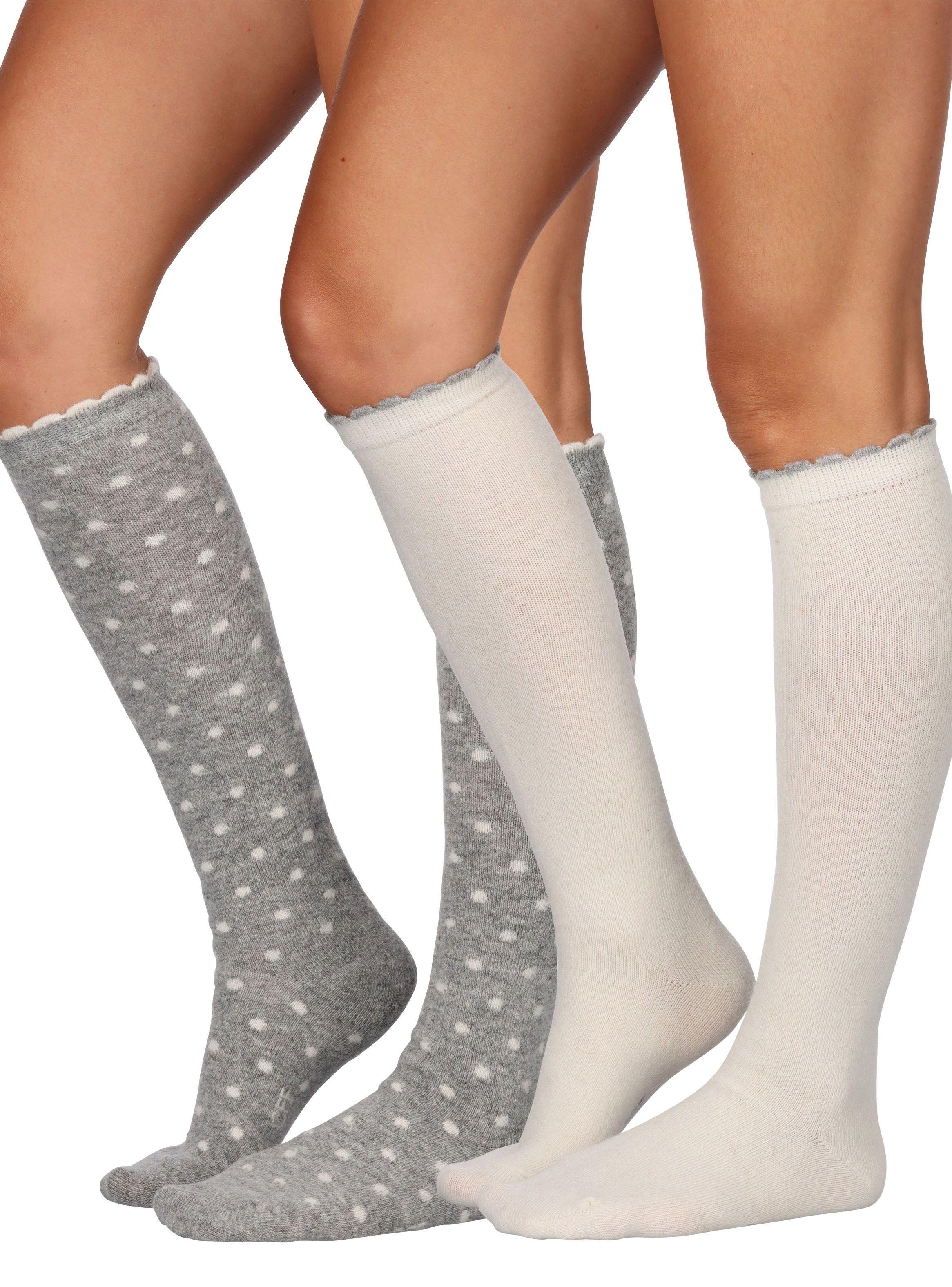 Calcetines Largos Angora diseños Pack 2 Caffarena-0