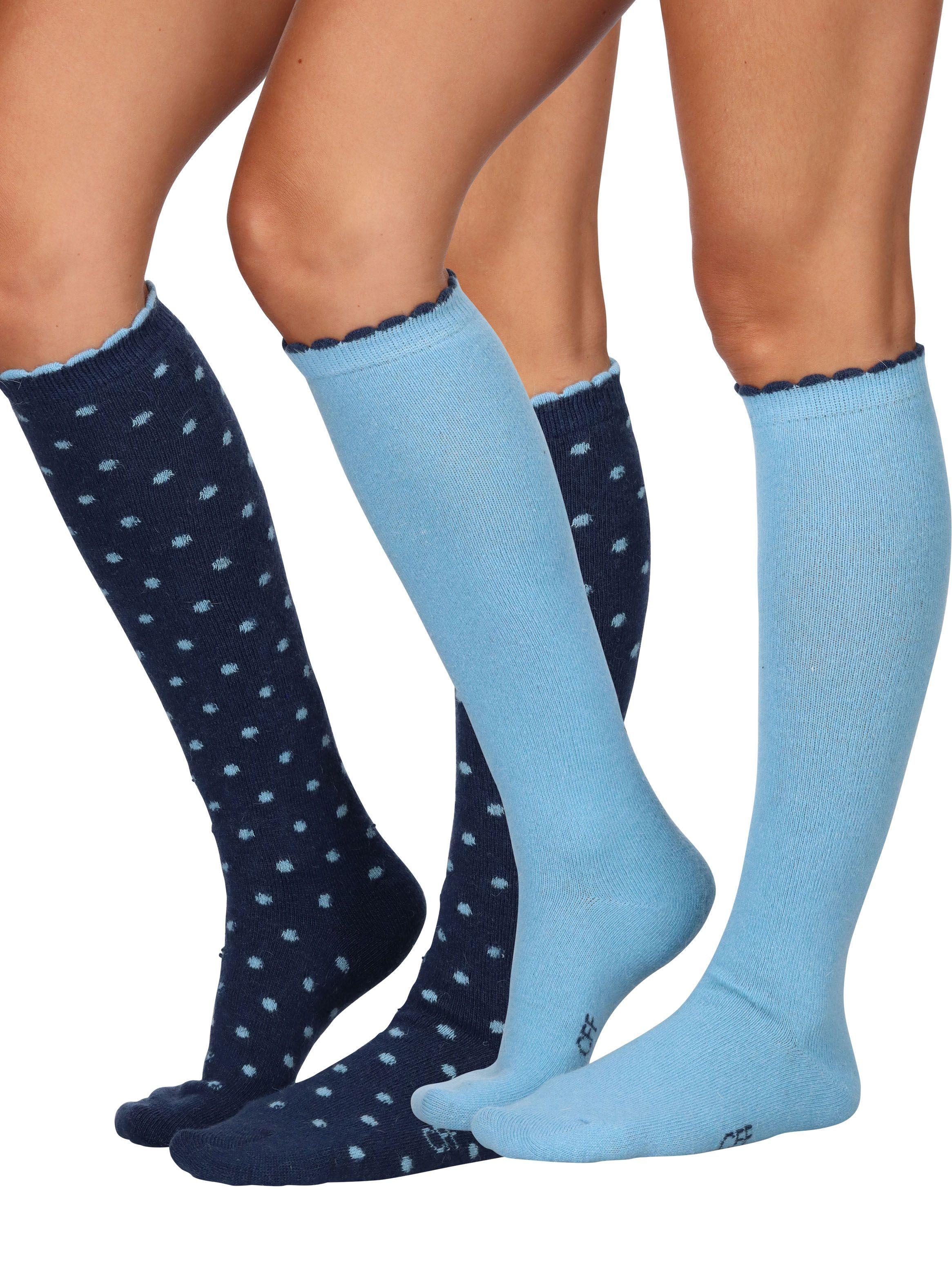 Calcetines Largos Angora diseños Pack 2 Caffarena-0