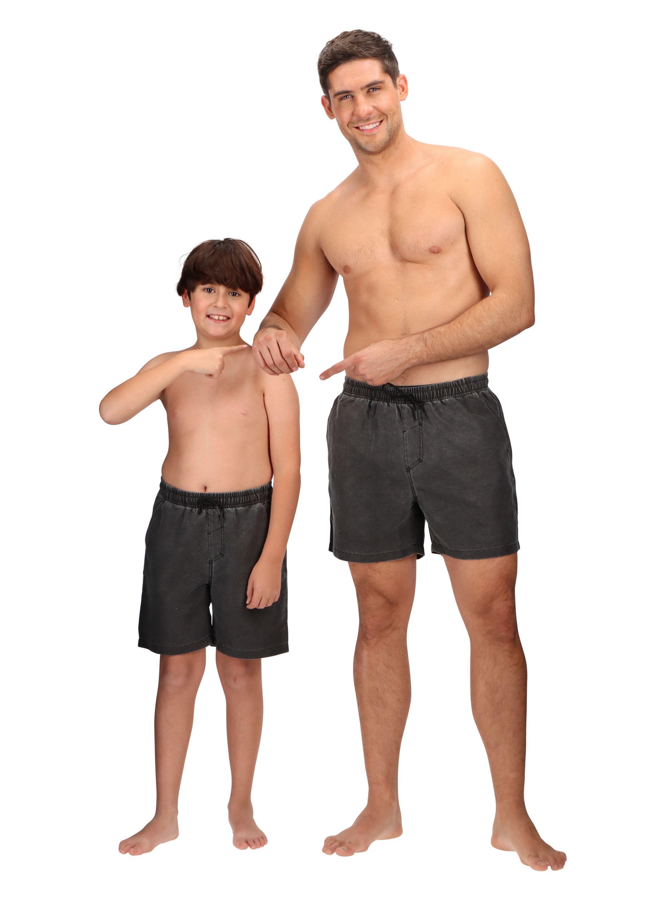 Traje de Baño Hombre Negro Mota-3