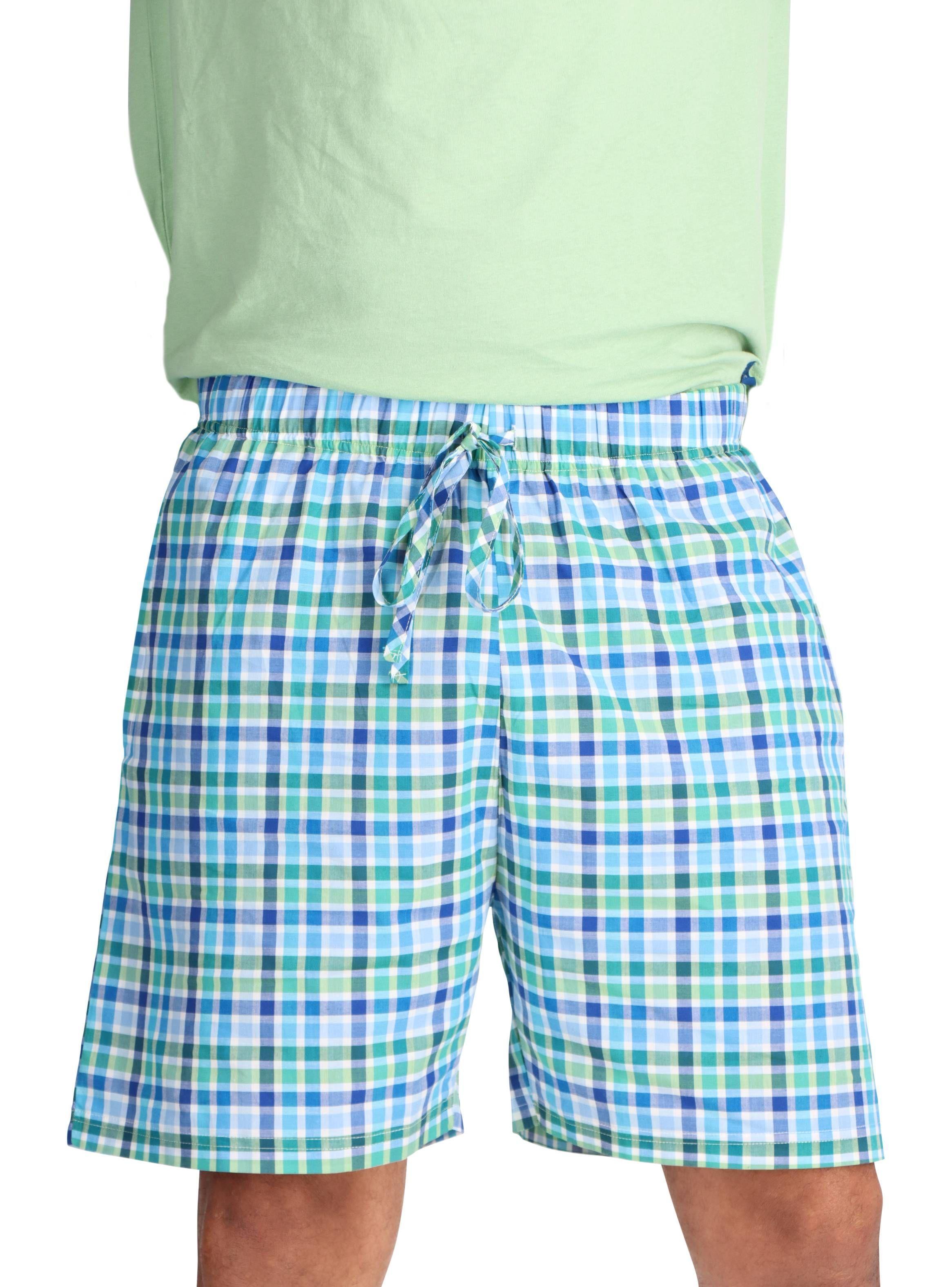 Pijama Corto Hombre Verde Mota -2