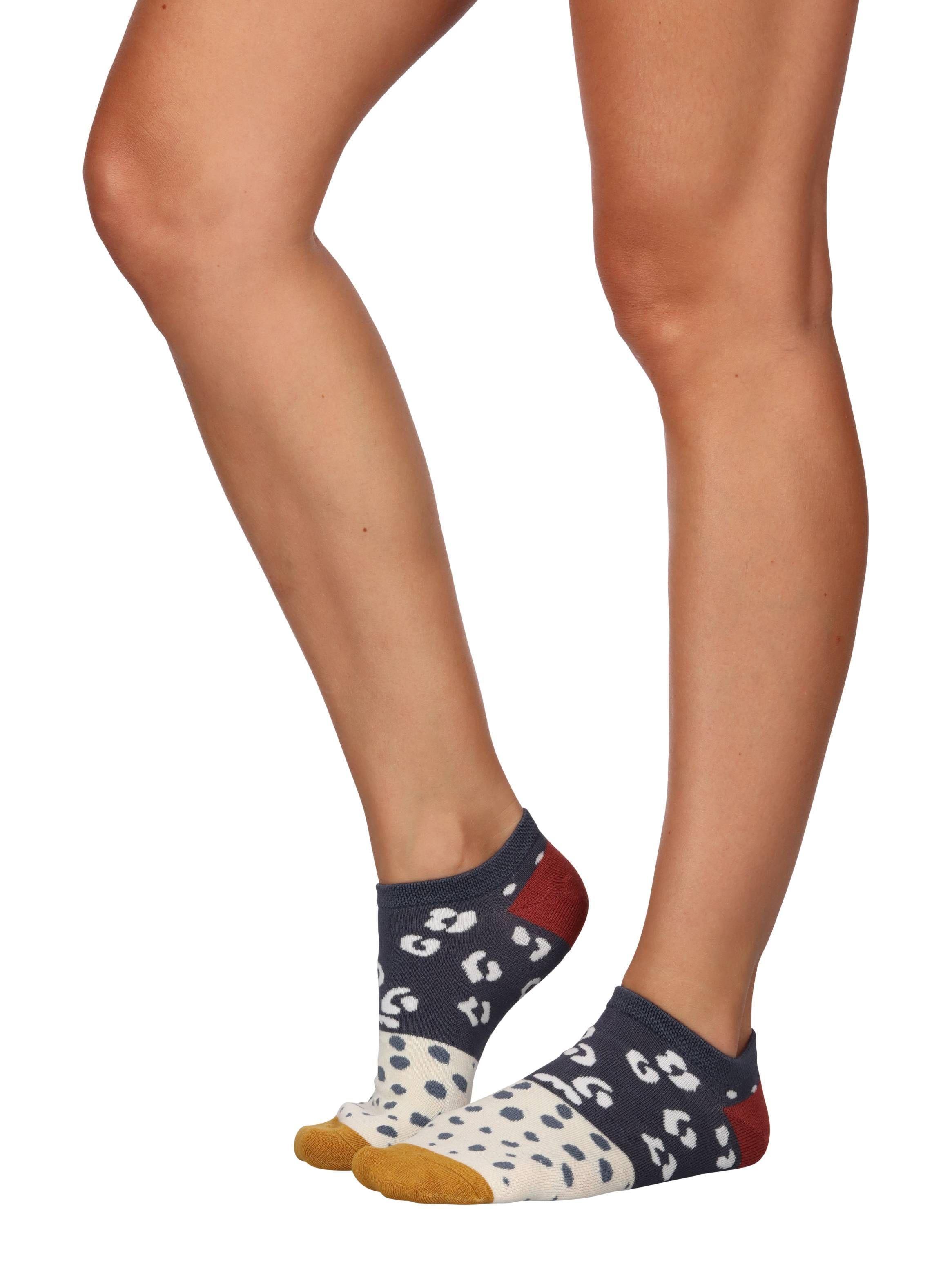 Calcetín Tobillo Bambú Pack 6 Acero Caffarena-3