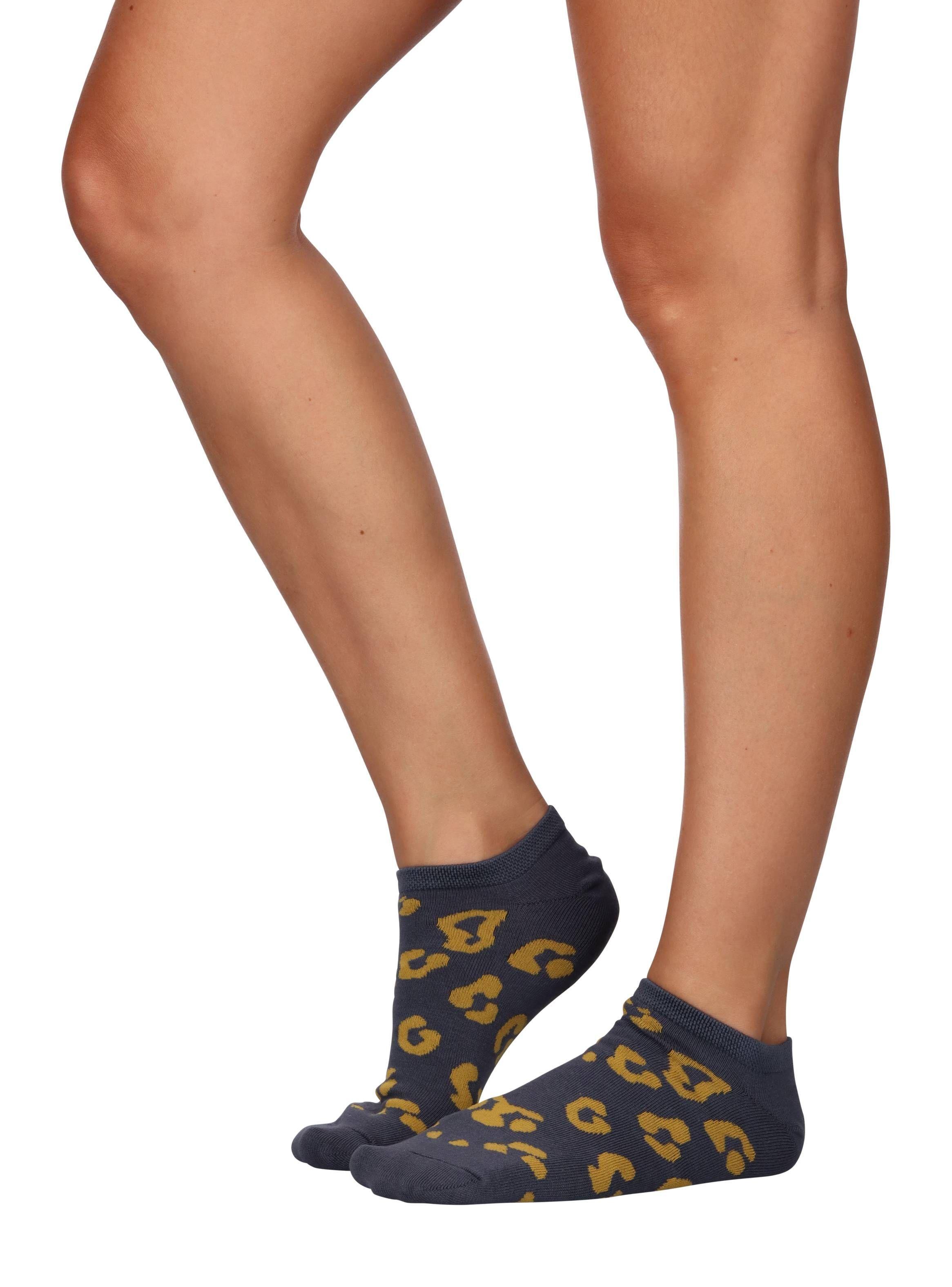 Calcetín Tobillo Bambú Pack 6 Acero Caffarena-5