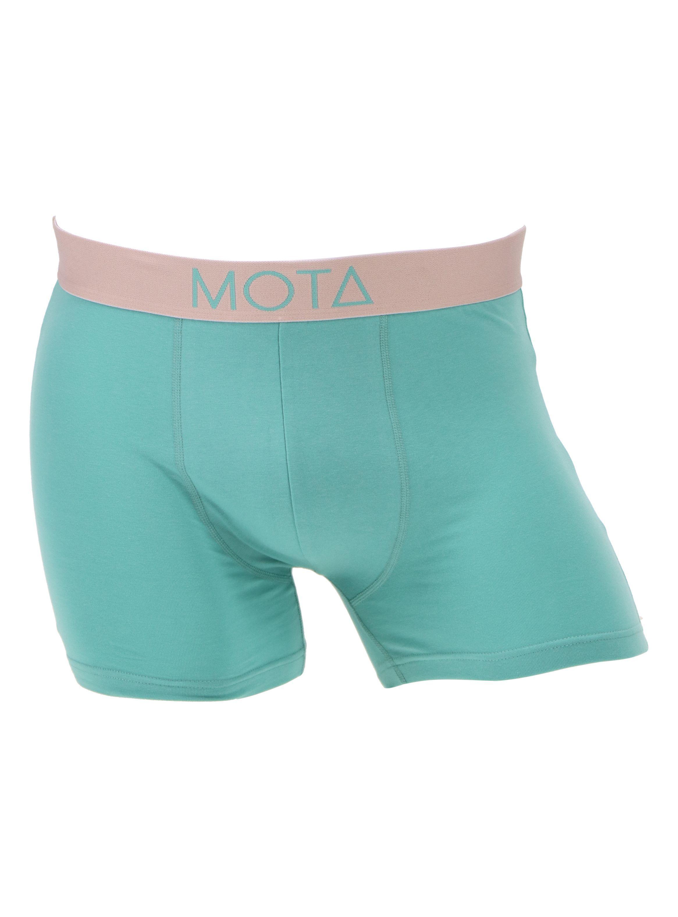 Boxer Medio Pack 3 Algodón Celeste Mota-4