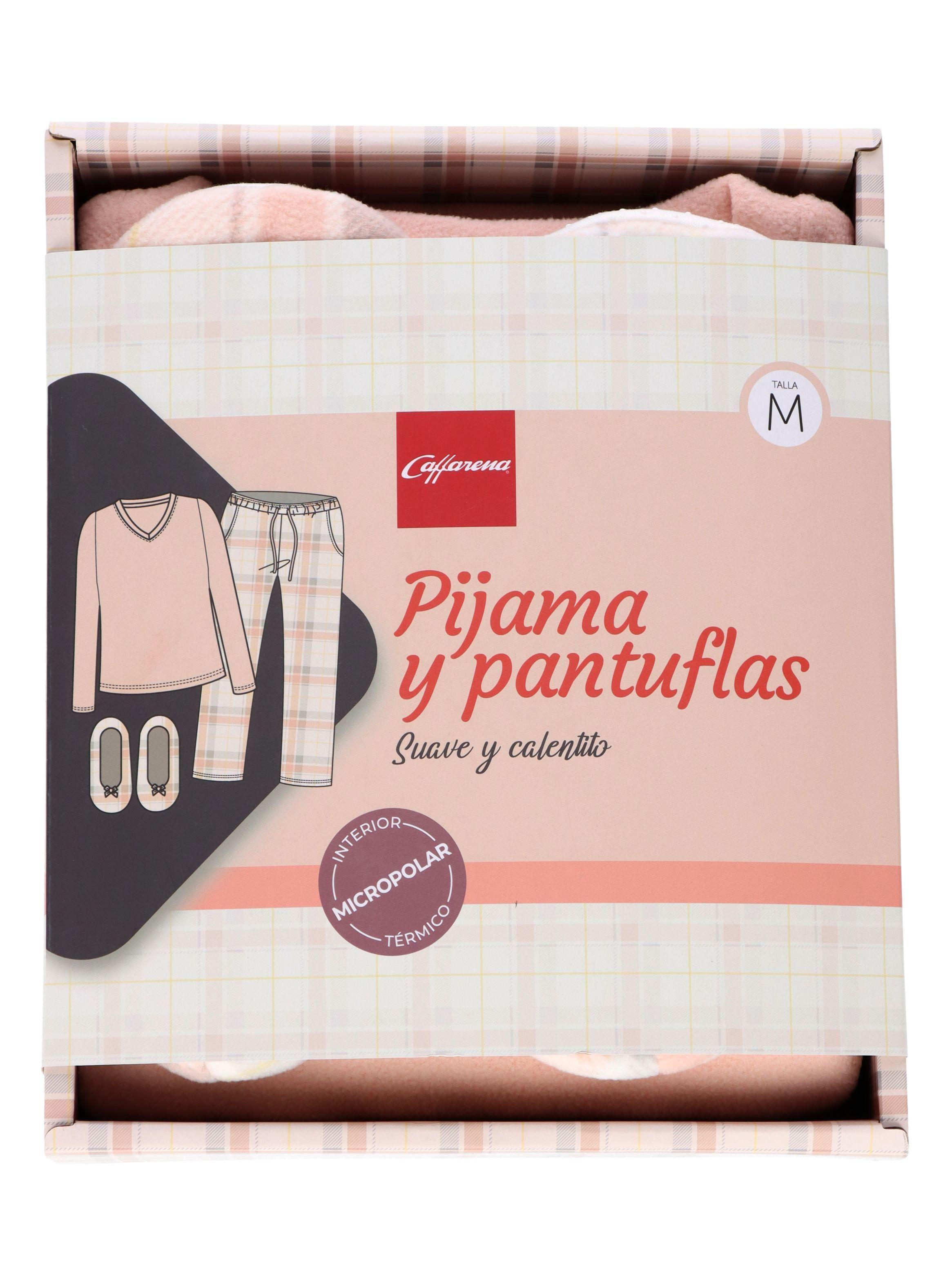 Pijama Largo Micropolar Caffarena-4