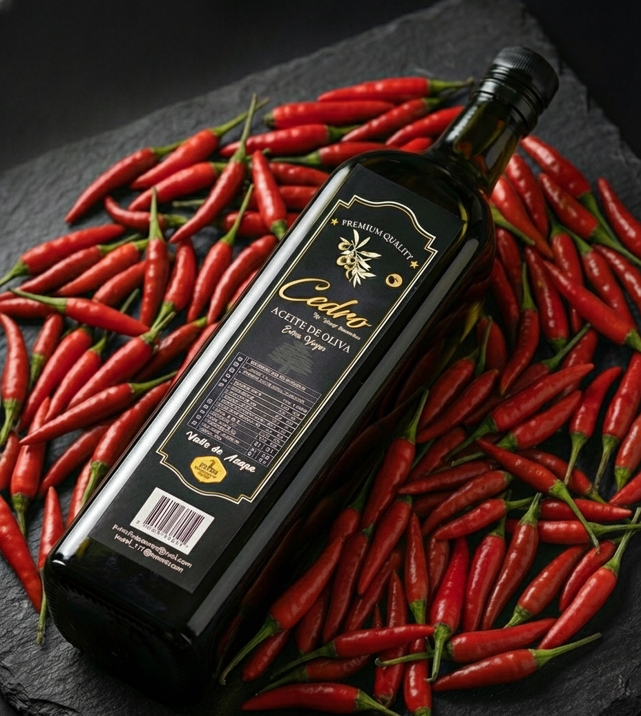 Aceite de Oliva Extra Virgen Spicy 1L Cedro-2