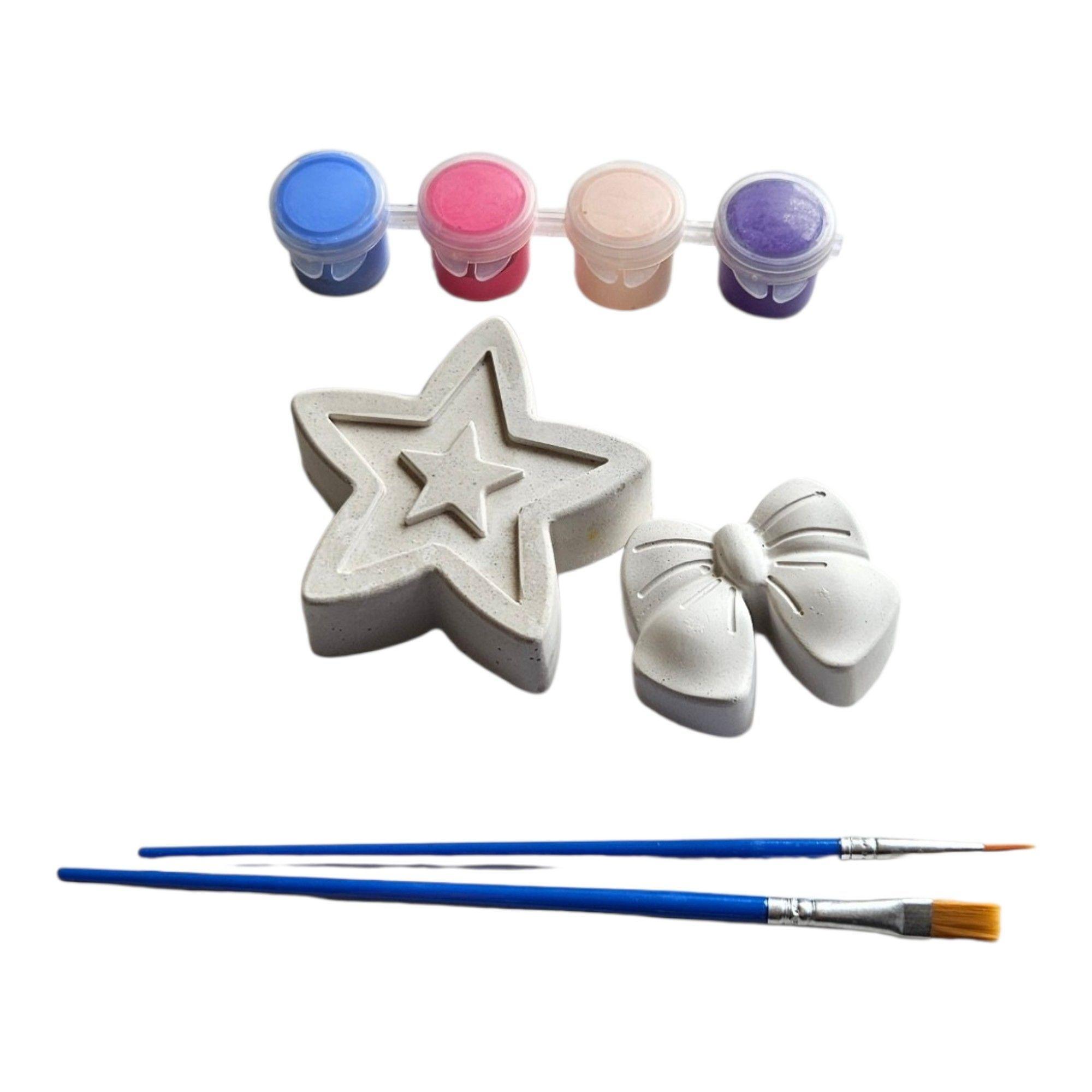 Pack de 5 kits creativo de yeso para fiestas Estrella-2