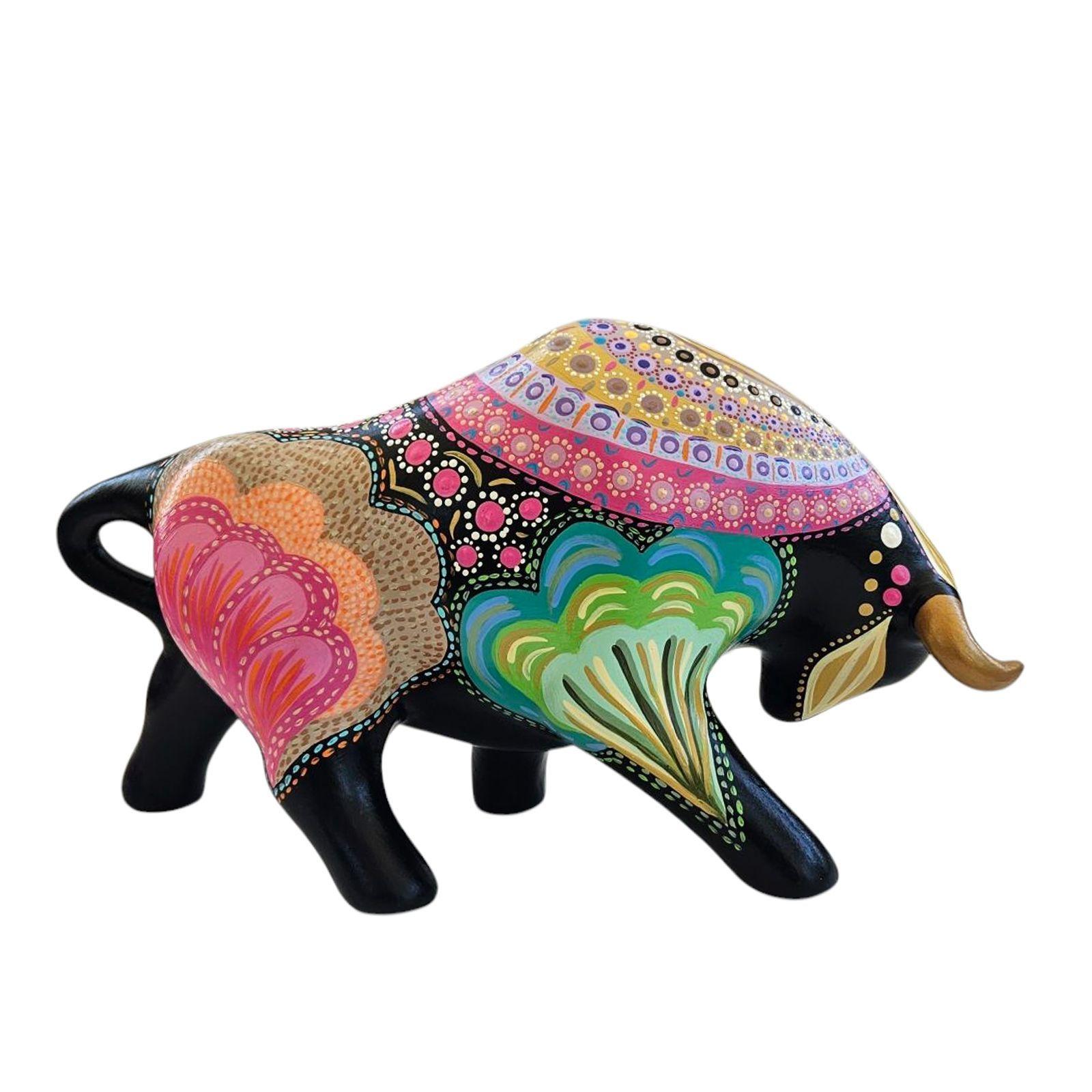 Toro decorativo de cerámica 30cm-1