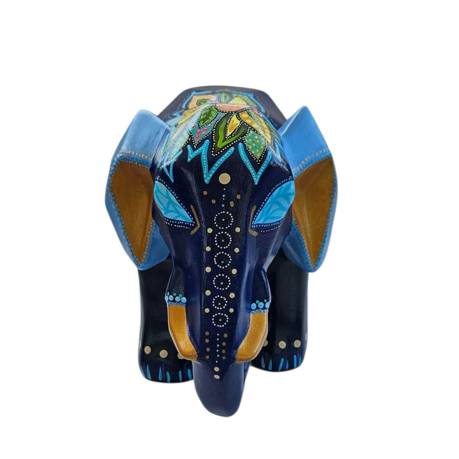 Elefante decorativo de cerámica-1