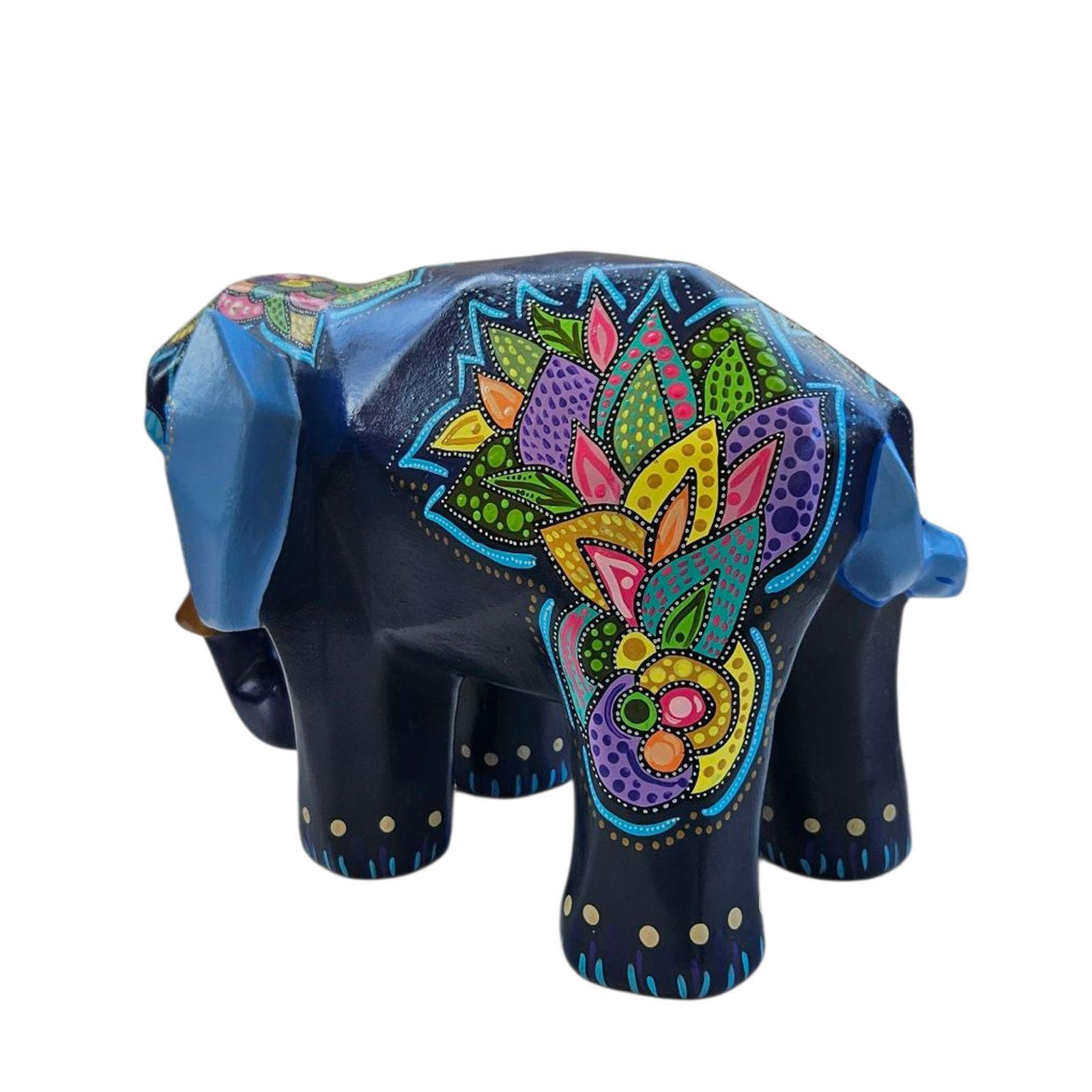 Elefante decorativo de cerámica-3