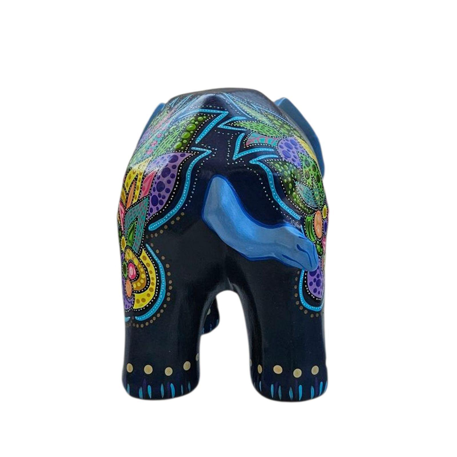 Elefante decorativo de cerámica-6