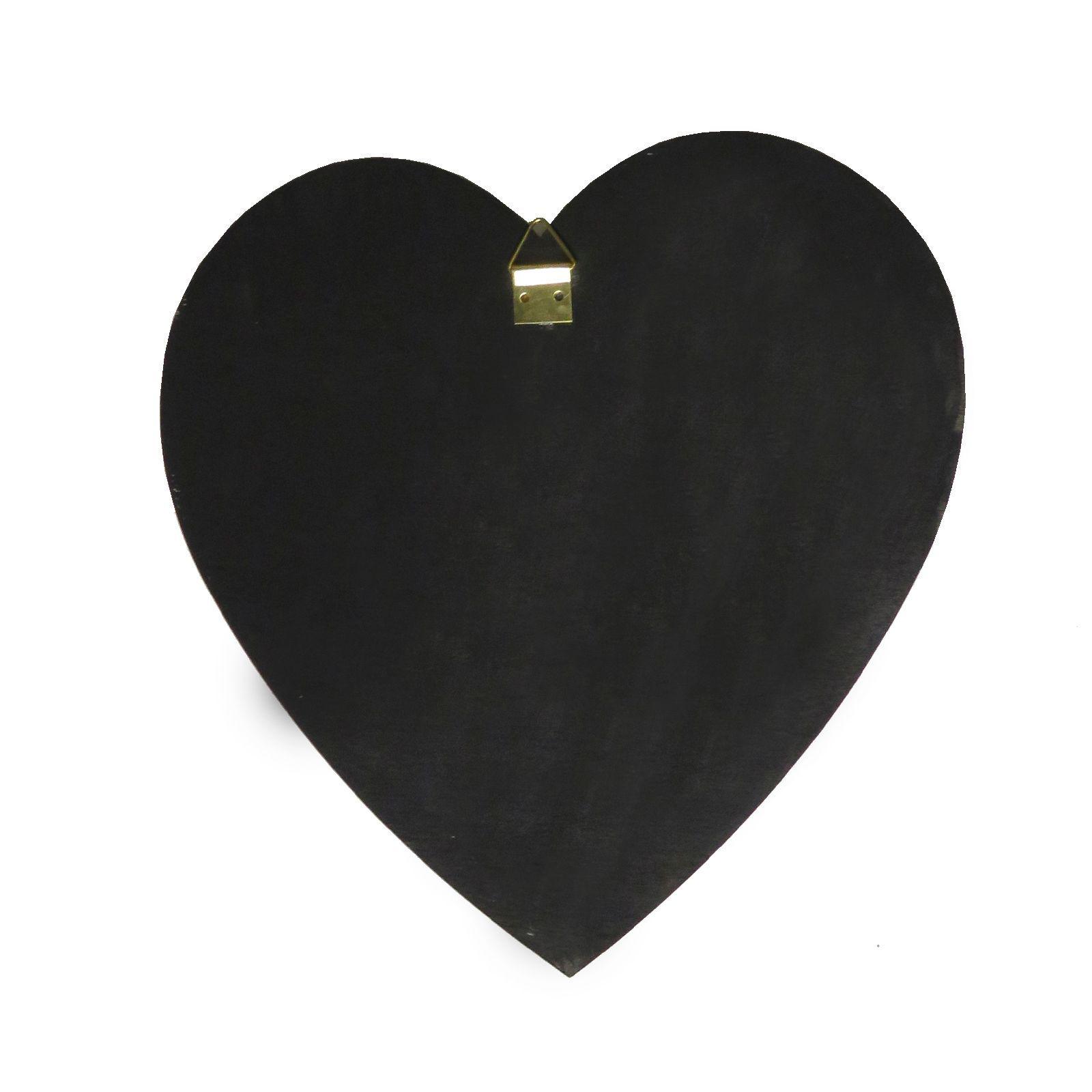 Cuadro corazón corona decorativo -2