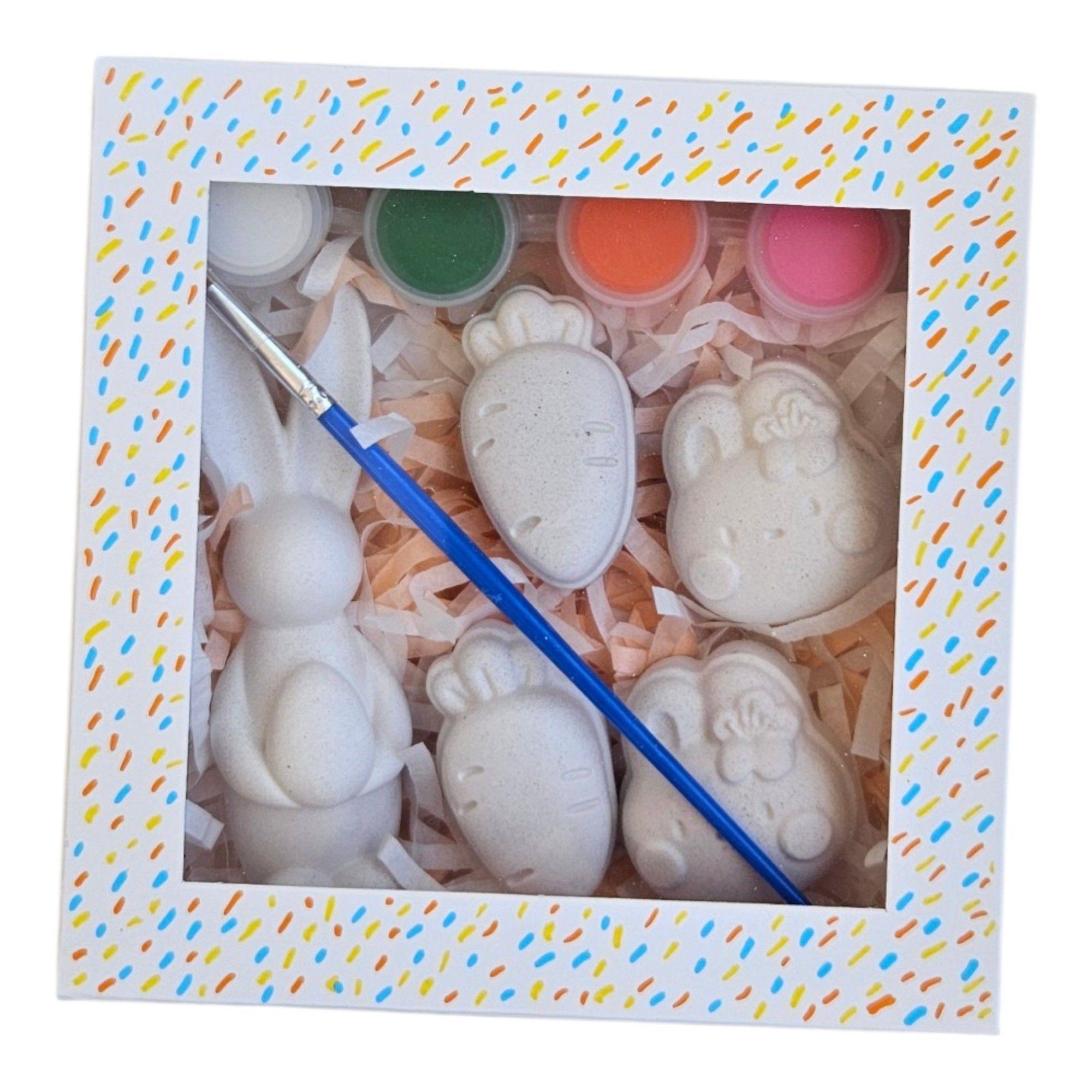 Kit creativo de Yeso, Conejo de pascua-3