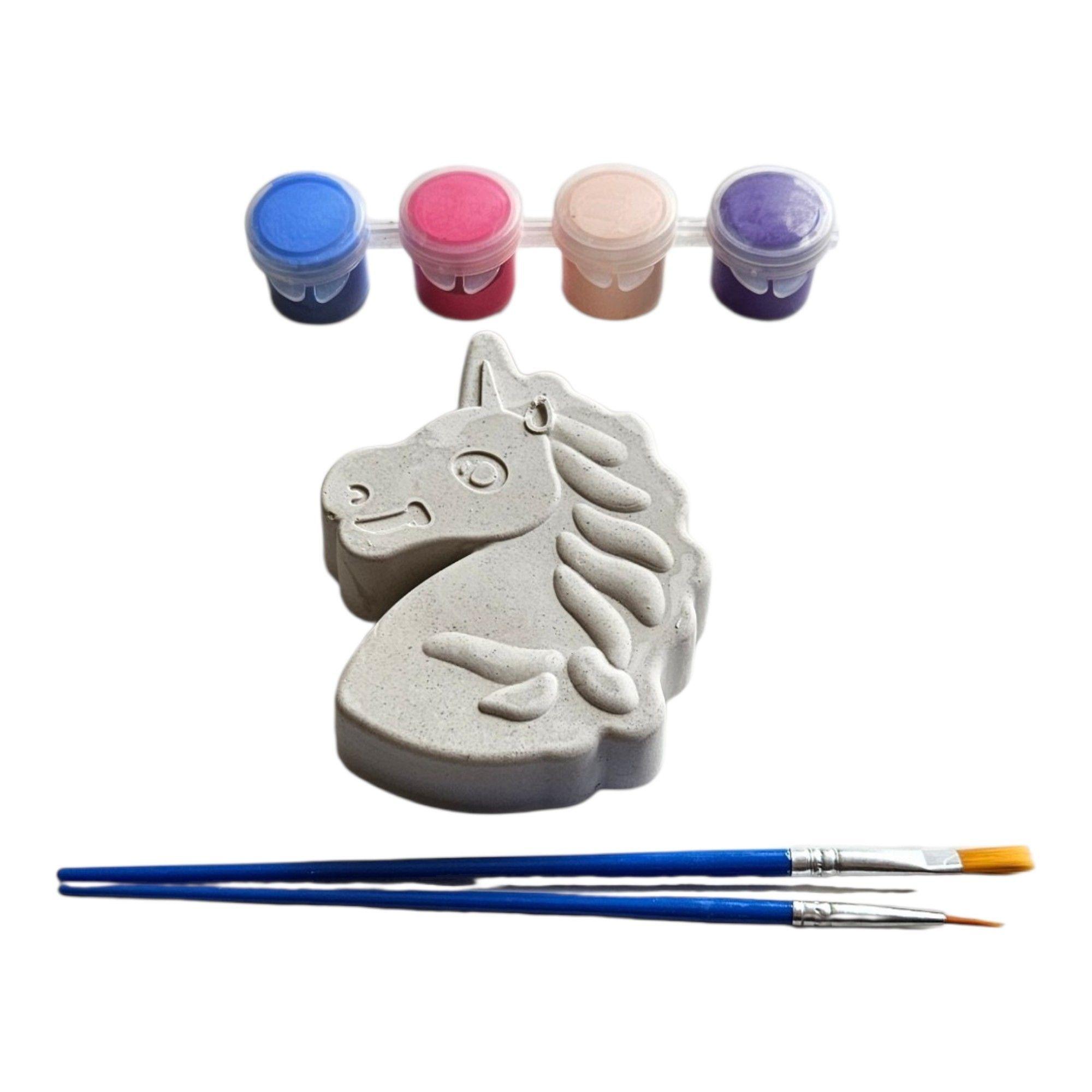 Pack de 5 kits creativo de yeso Unicornio-1