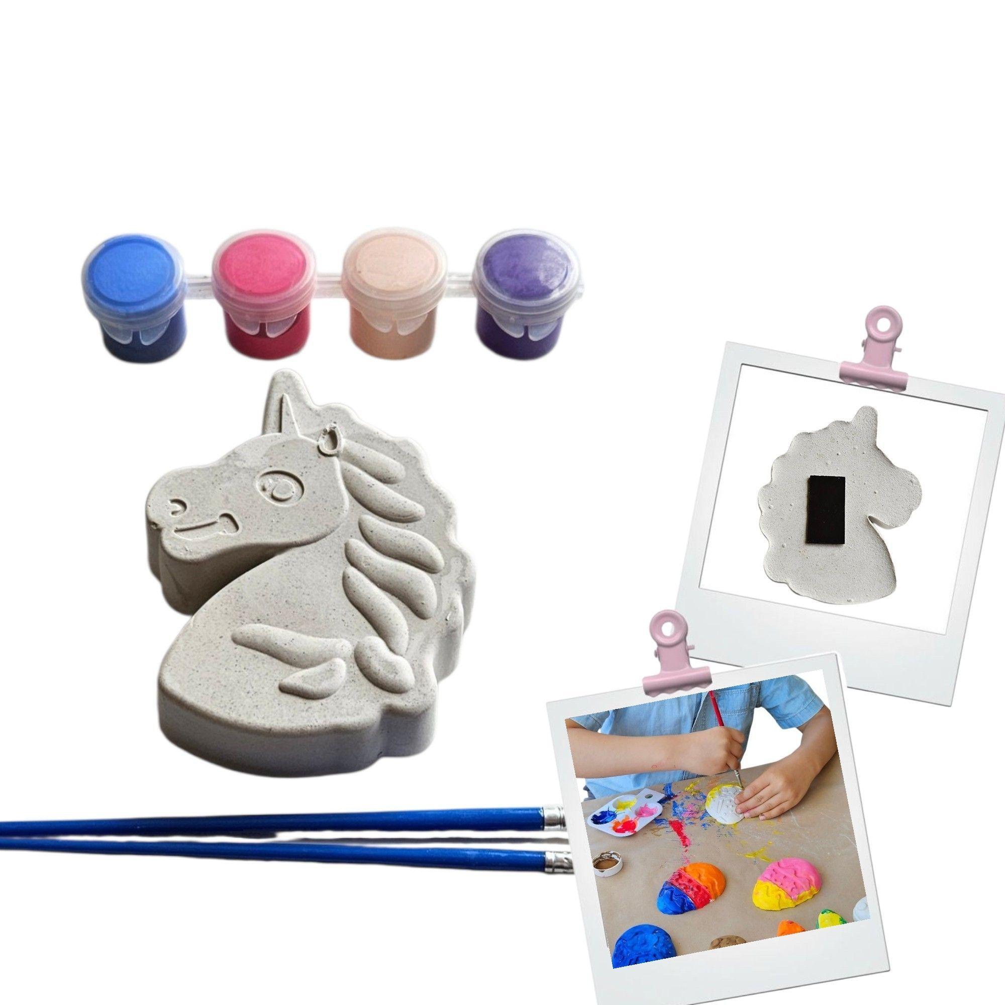 Pack de 5 kits creativo de yeso Unicornio-2