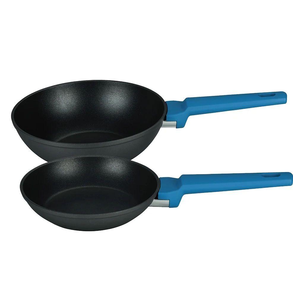 SET SARTEN 18 CM + WOK 22 CM COLORES CADEM-3