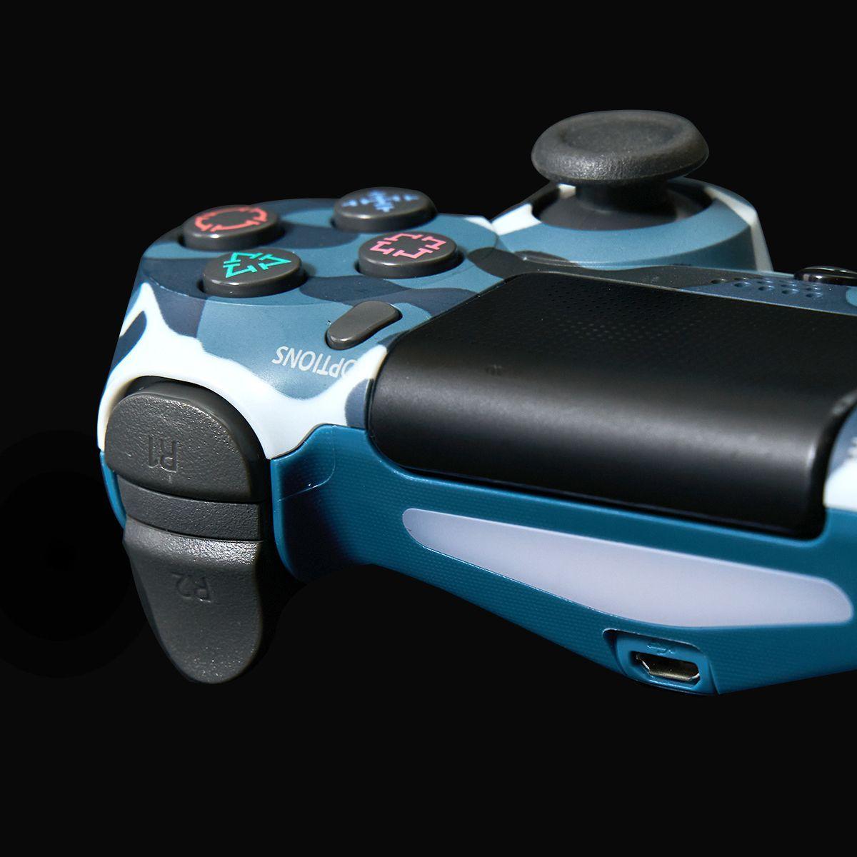 Control PS4 Camuflado Azul-5