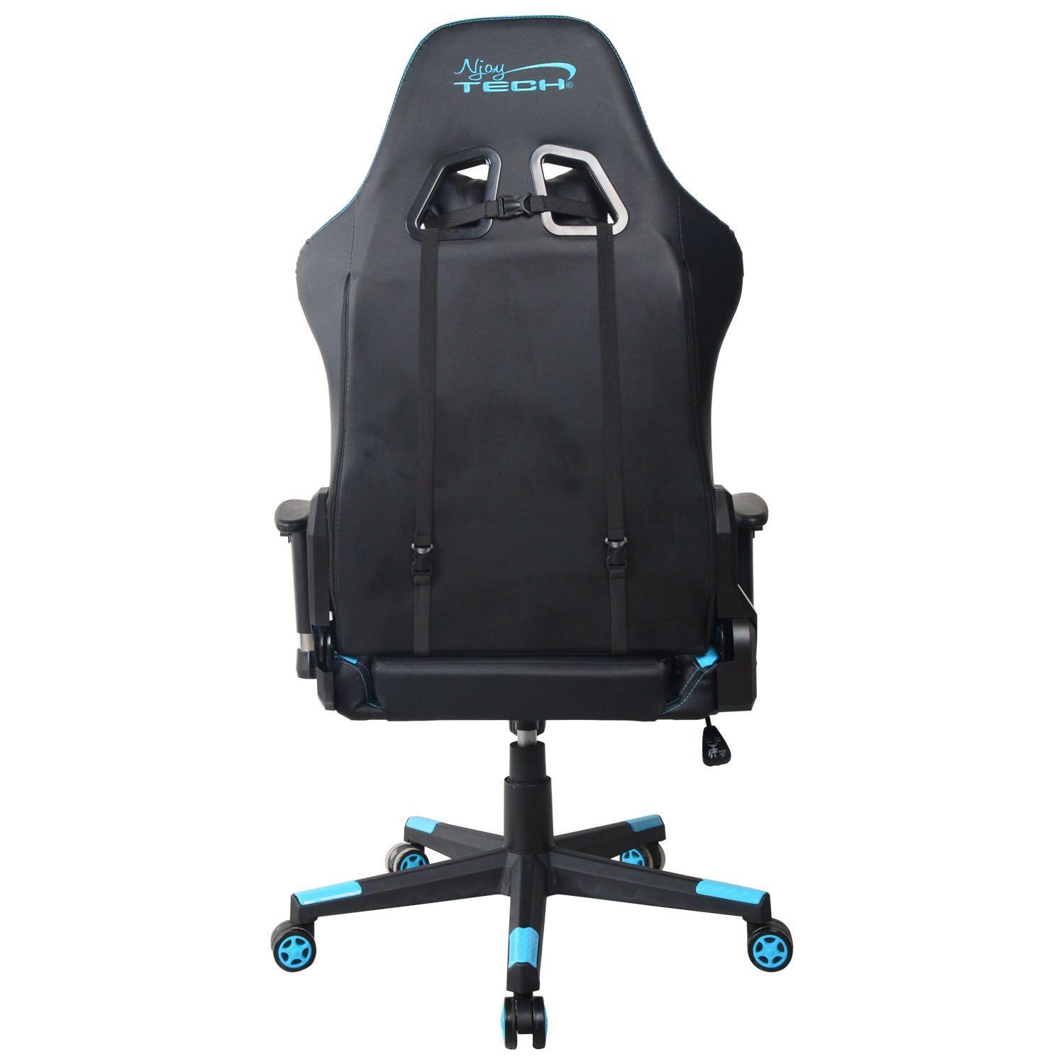 Silla Gamer Stratos Ergonómica Azul-4