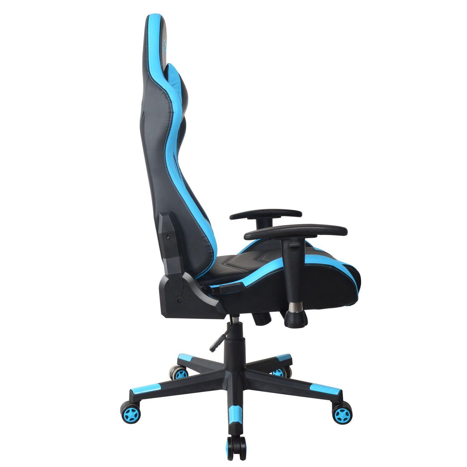 Silla Gamer Stratos Ergonómica Azul-5