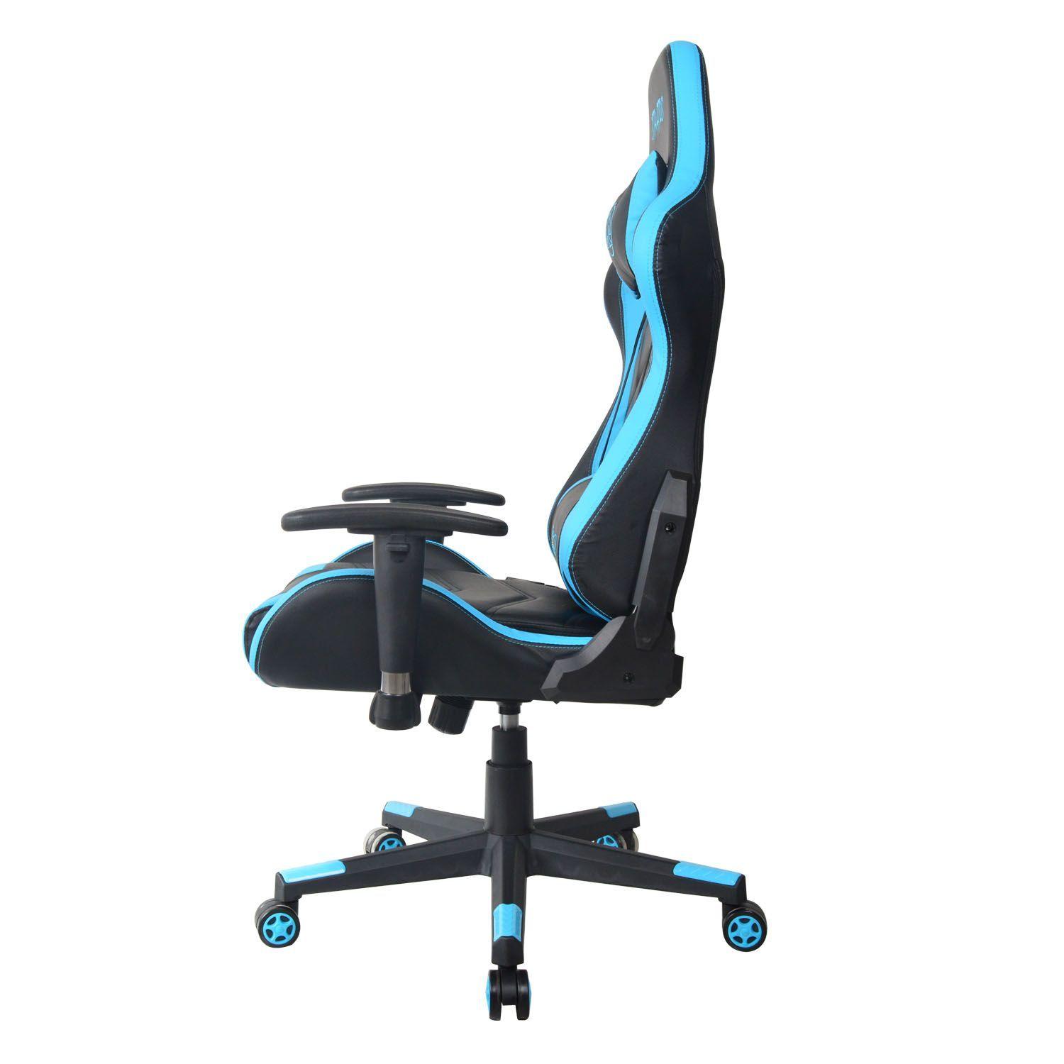 Silla Gamer Stratos Ergonómica Azul-3