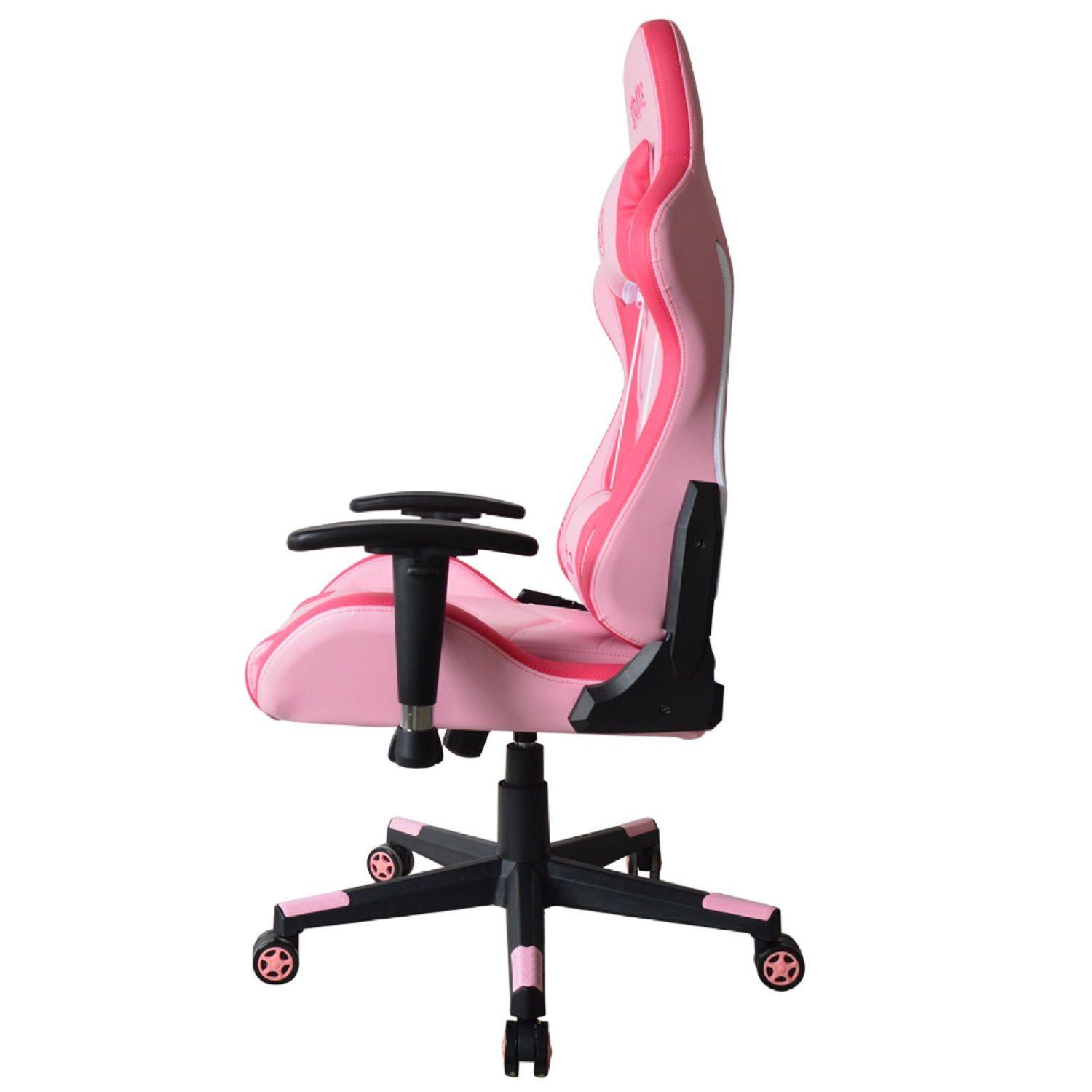 Silla Gamer Stratos Ergonómica Rosada-2