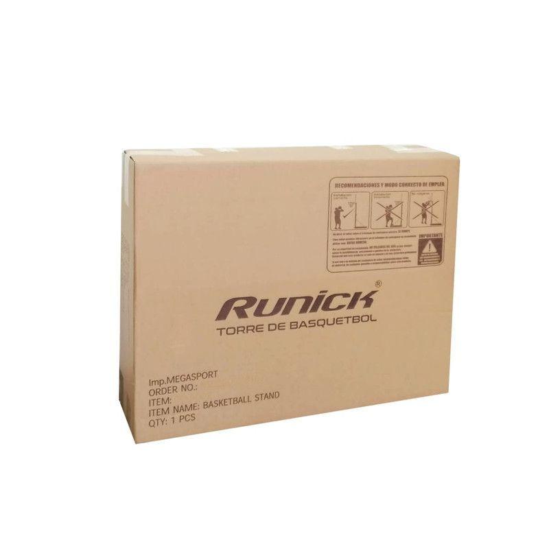SET TORRE BASQUET MEDIANA + BALON BASQUET RUNICK Nº 7-3